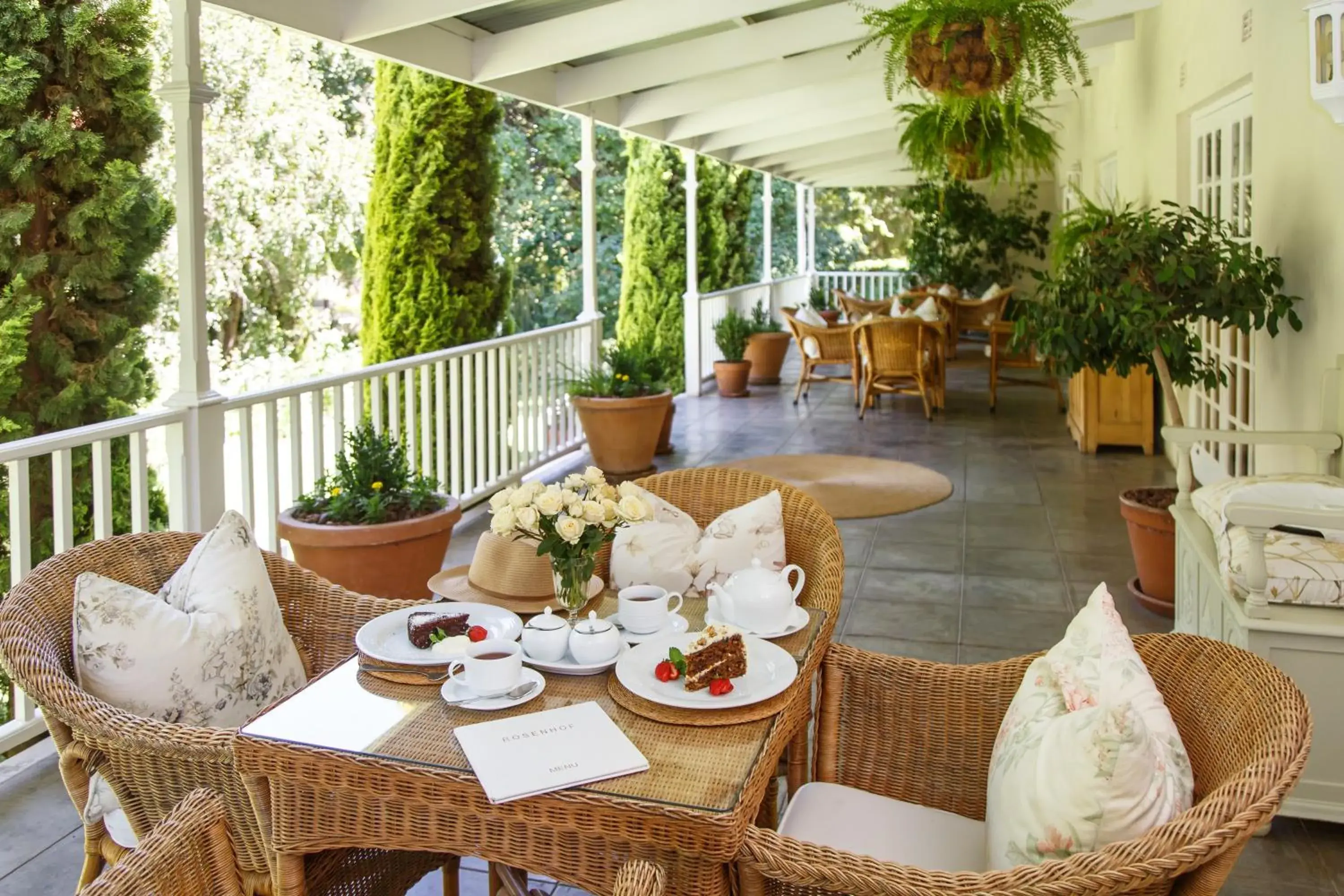 Patio, Restaurant/Places to Eat in Rosenhof Boutique Hotel