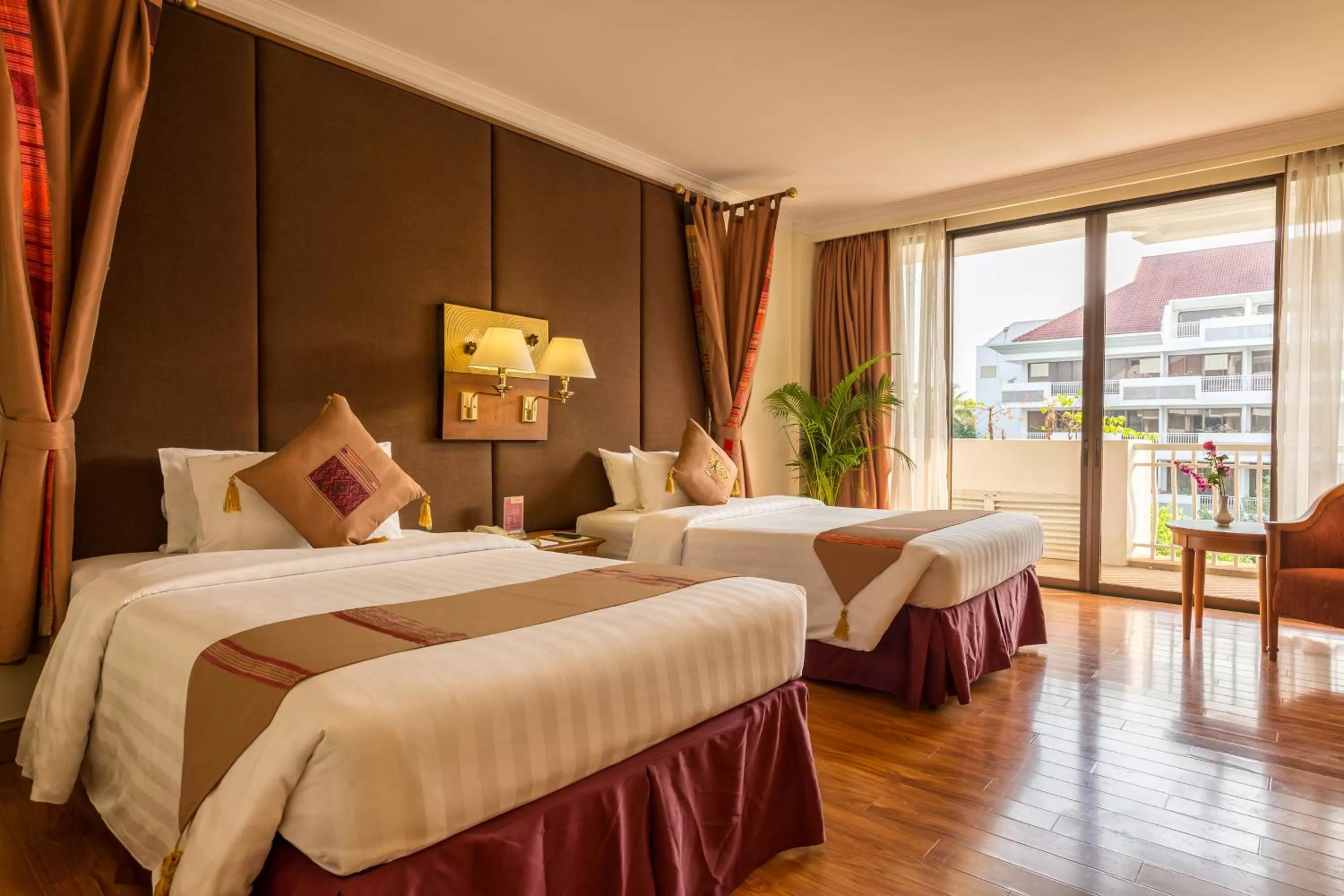 Bed in Angkor Century Resort & Spa