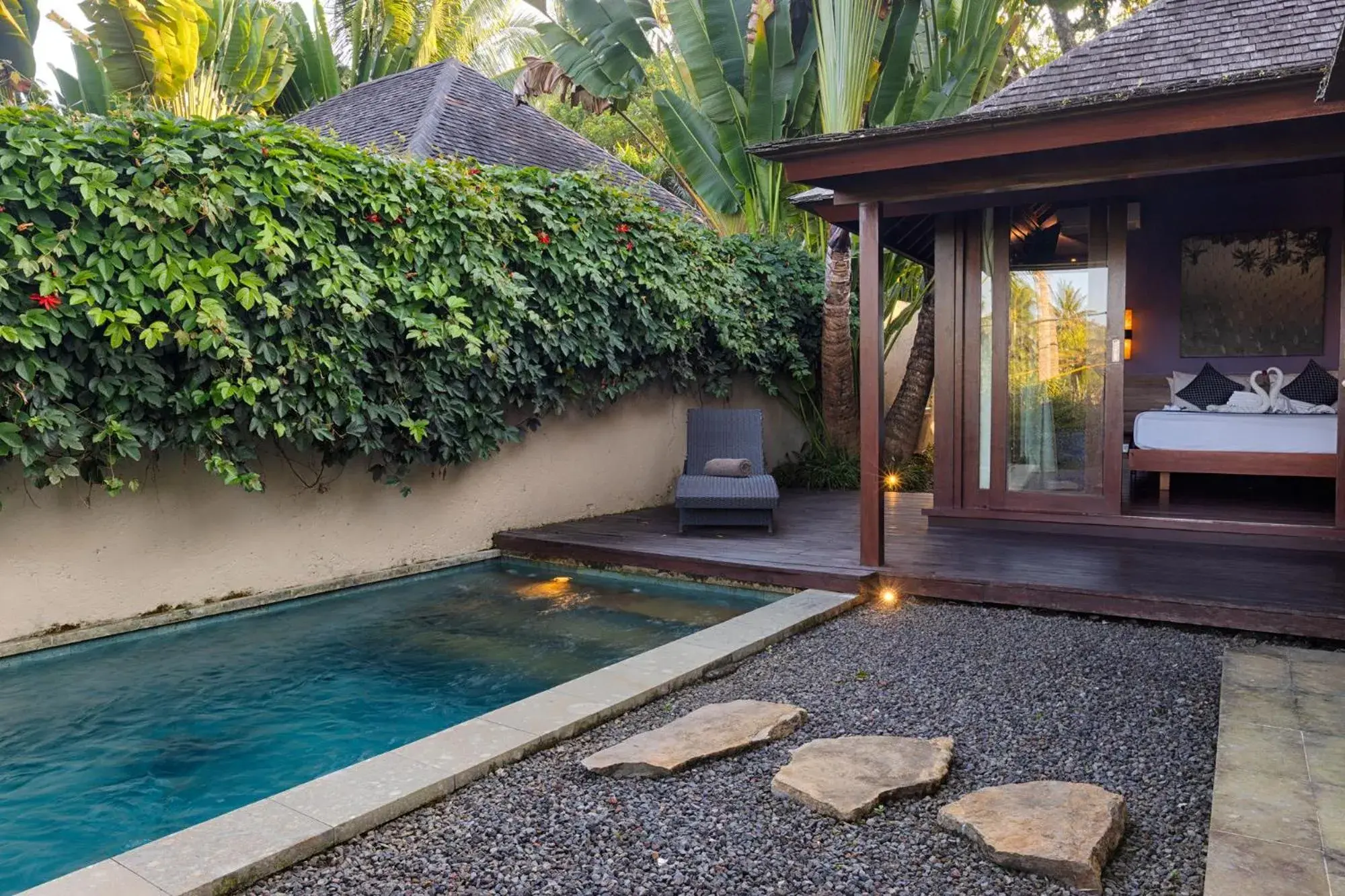 Swimming Pool in Temuku Villas Ubud - CHSE Certified