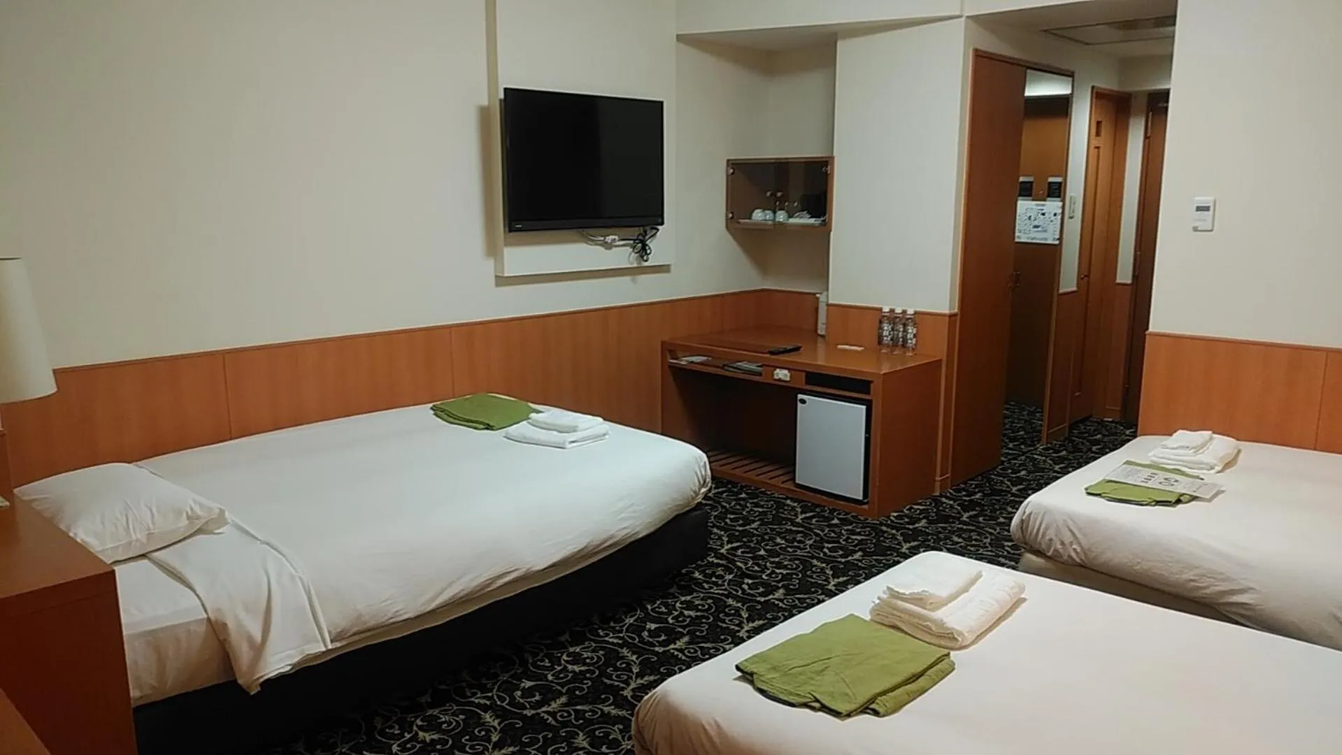 Bed in Hotel Paco Kushiro