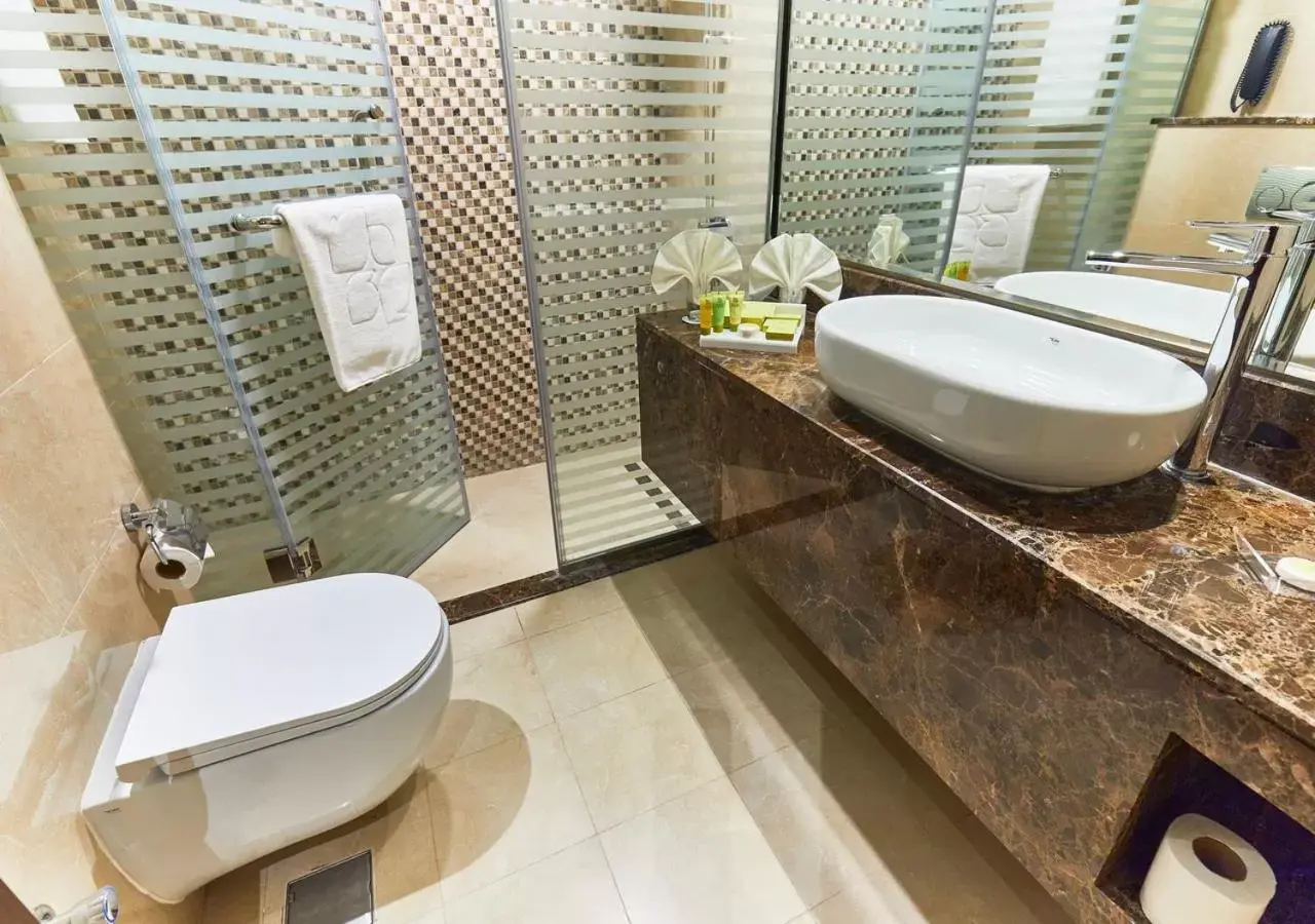 Toilet, Bathroom in Rose Plaza Hotel Al Barsha