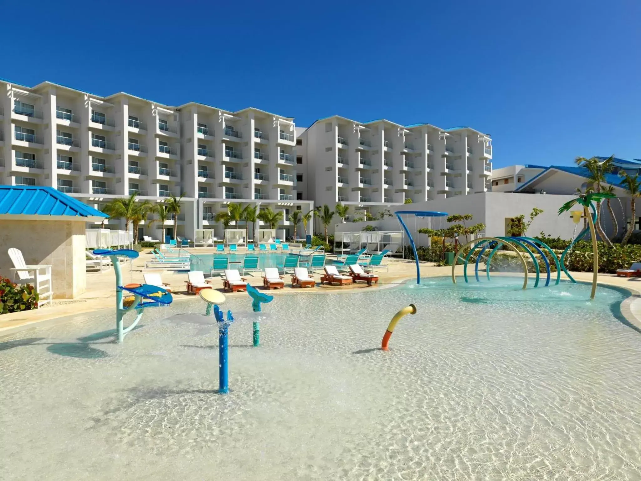 Children play ground, Swimming Pool in Margaritaville Beach Resort Cap Cana Wave - An All-Inclusive Experience for All