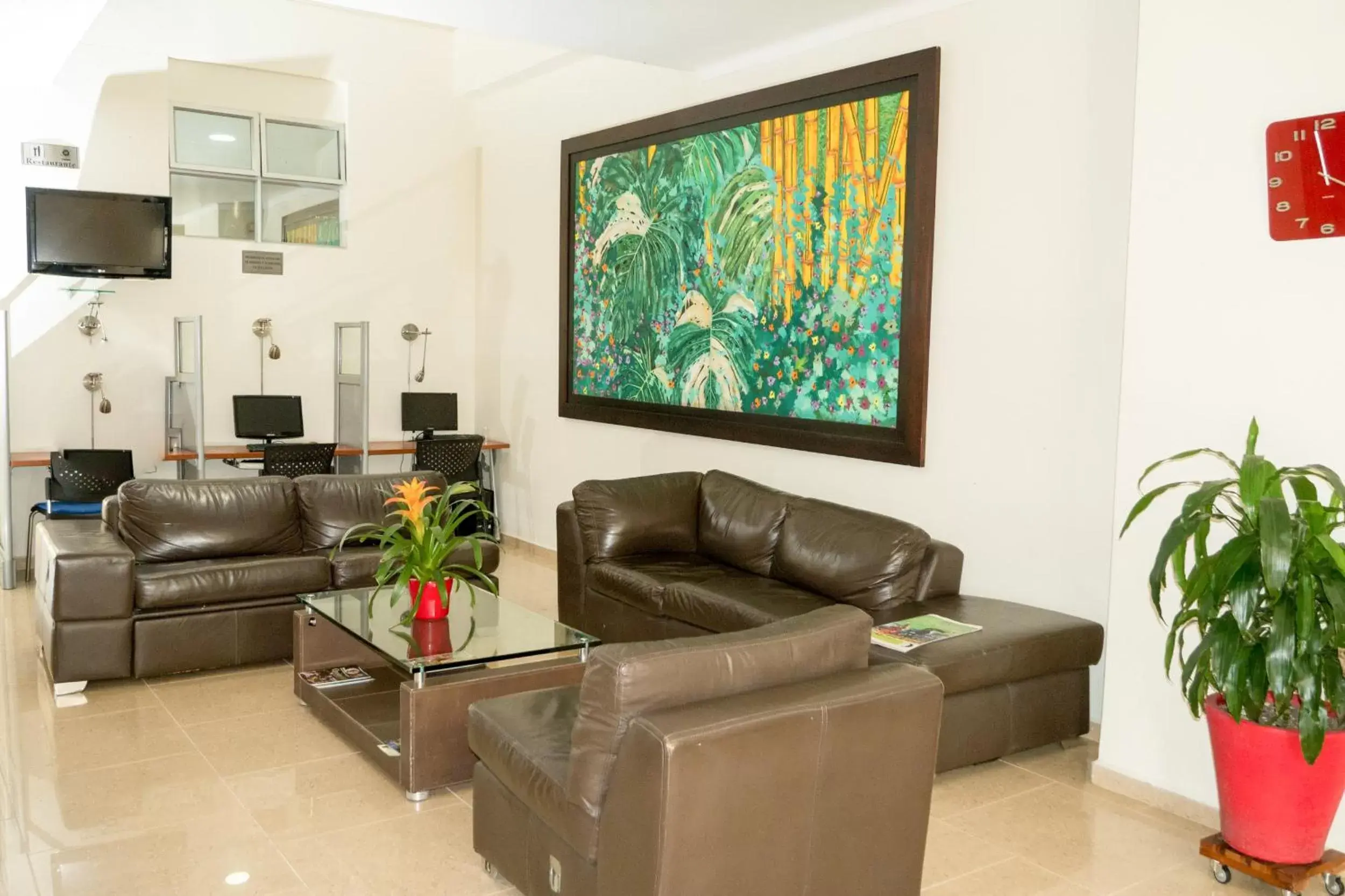 Lobby or reception, Seating Area in Hotel Sauces del Estadio