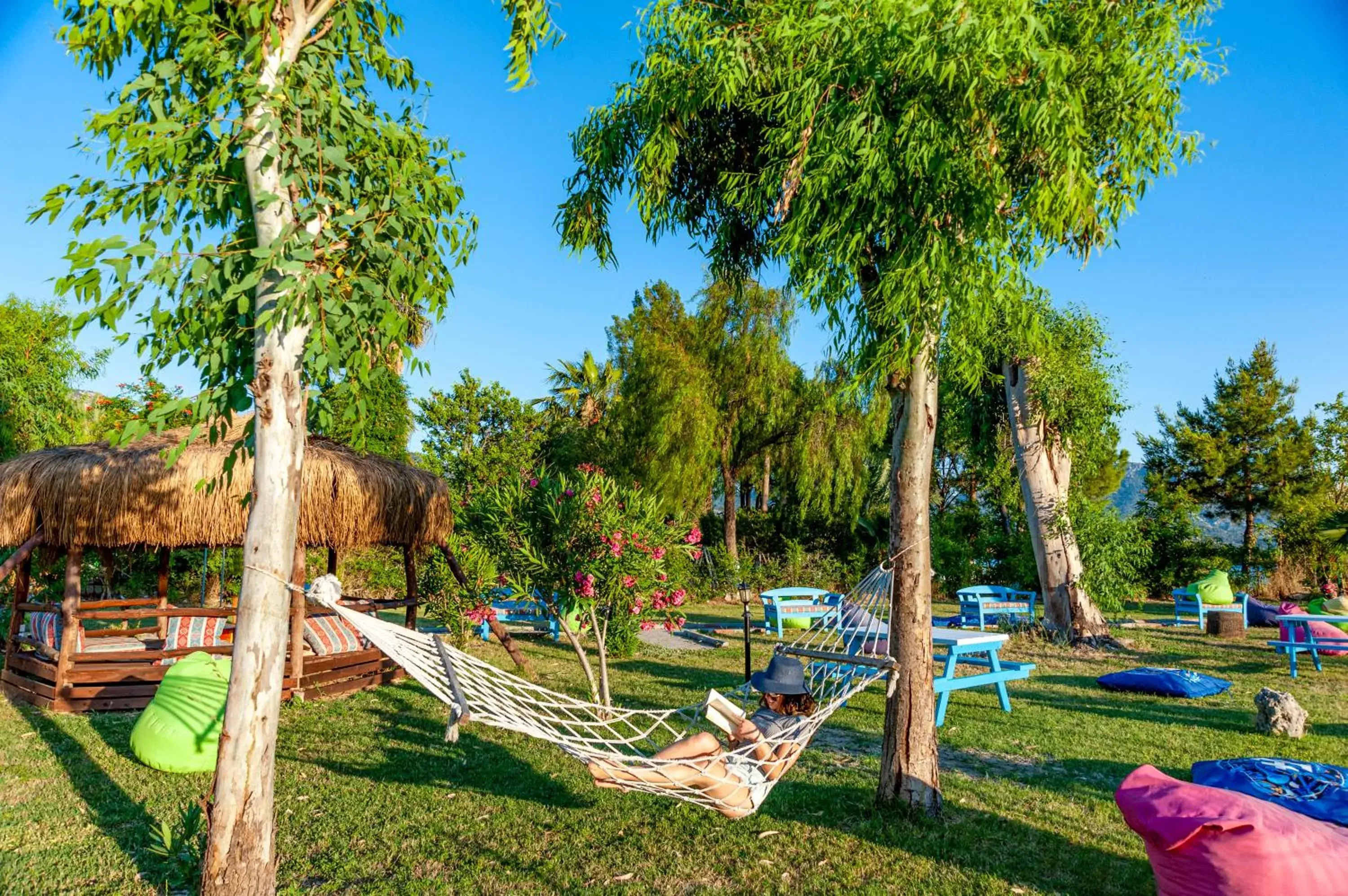 Patio, Garden in Portakal Hotel Dalyan