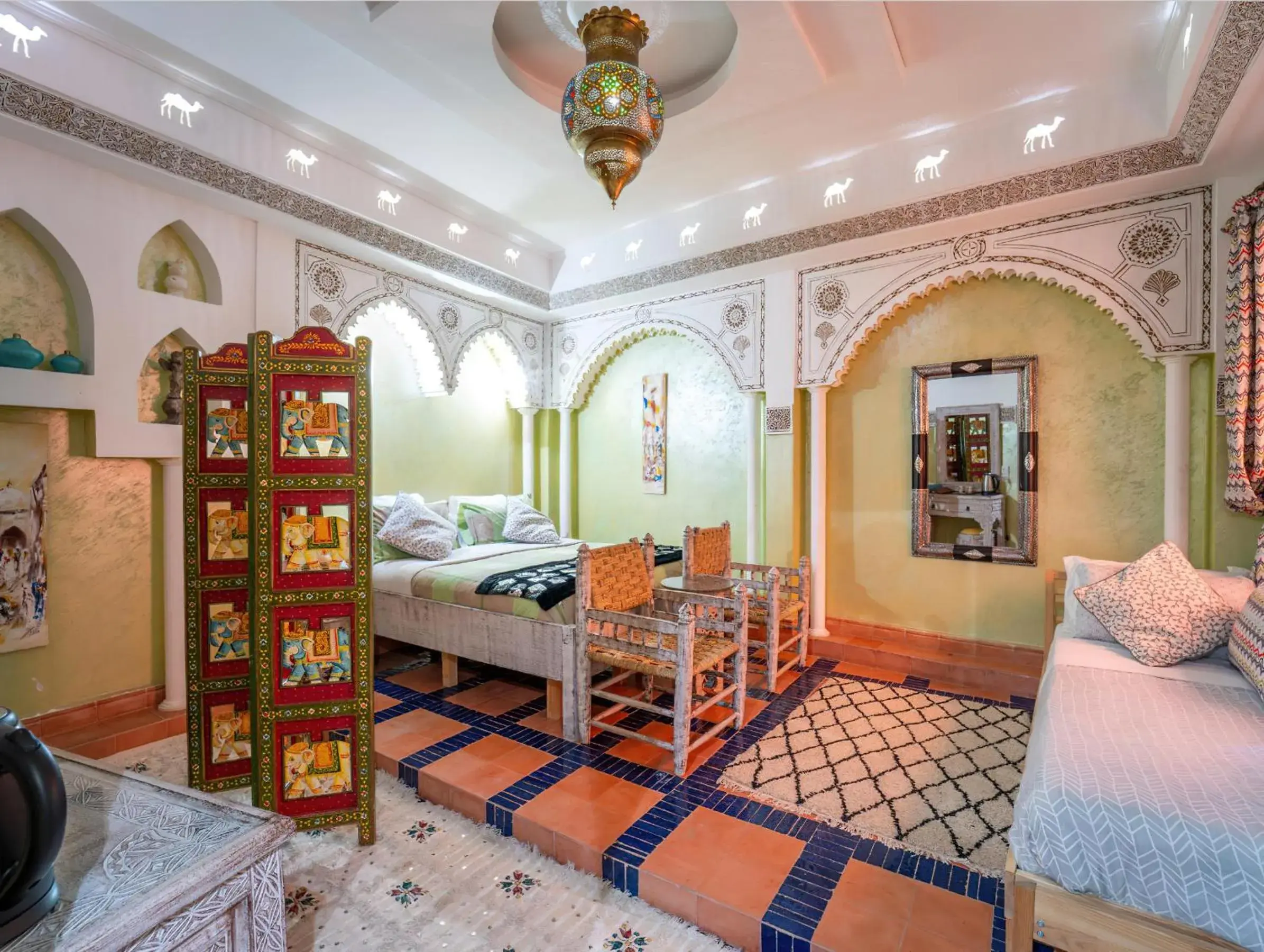 Bedroom, Seating Area in Riad Eloise