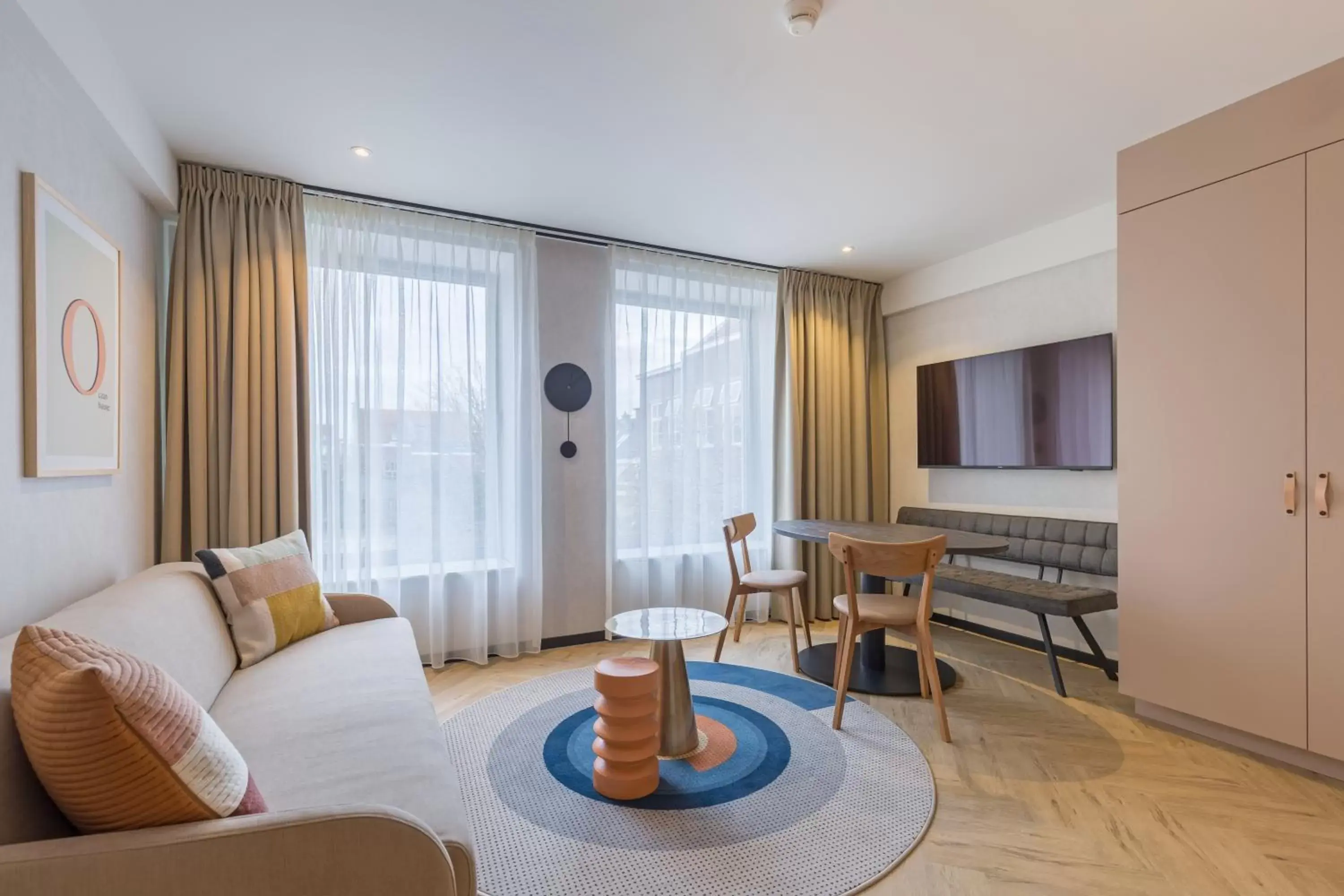 Living room, Seating Area in Ocean House Scheveningen