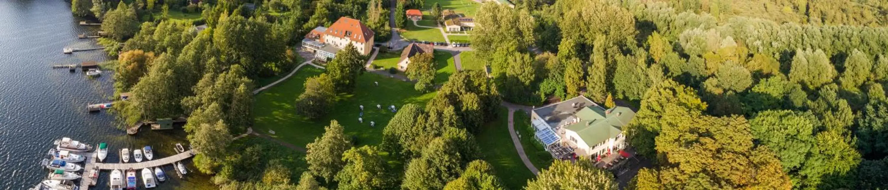 Property building, Bird's-eye View in Seehotel Frankenhorst - BW Signature Collection