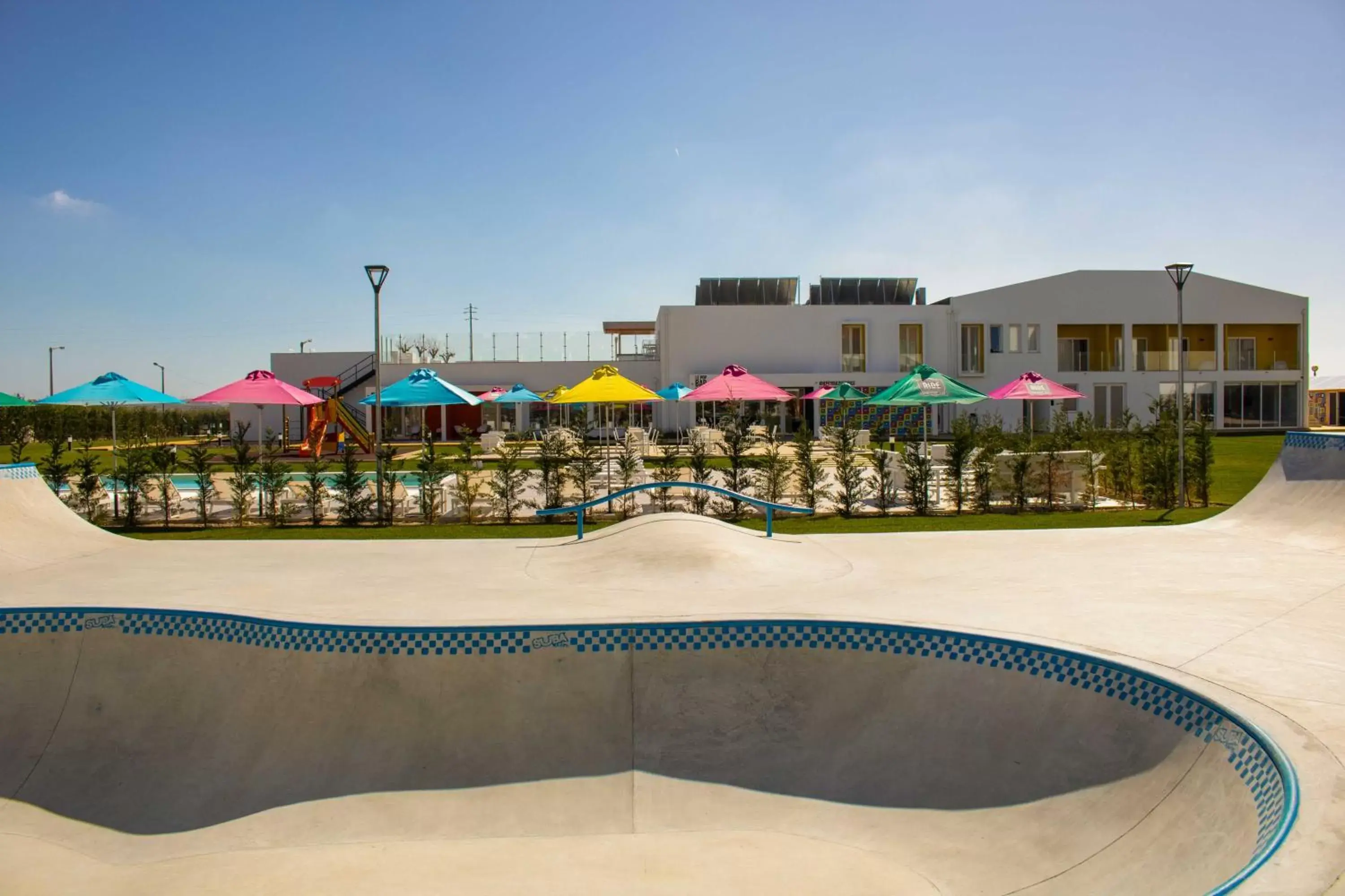 Property building, Swimming Pool in RIDE Surf Resort & Spa