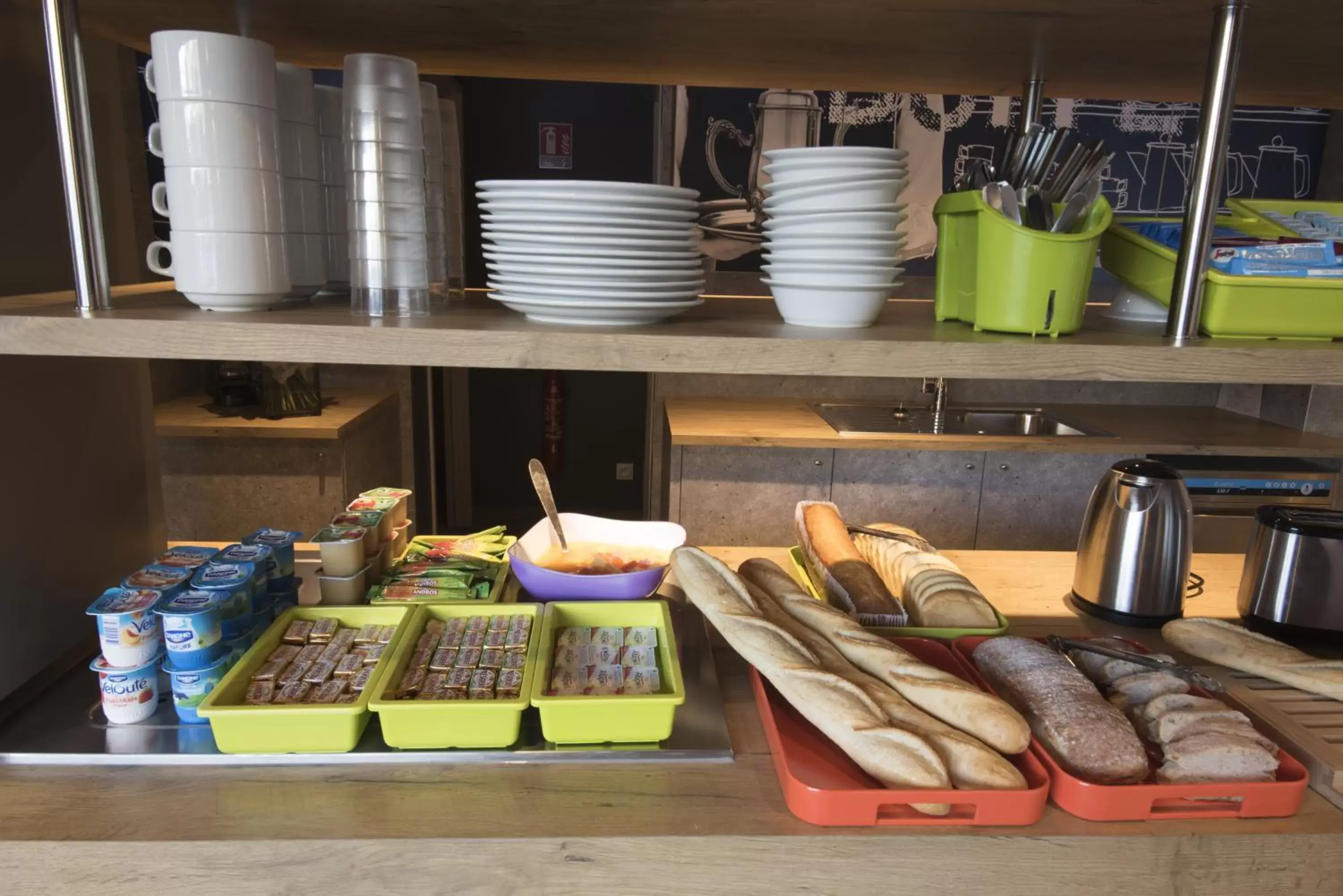 Buffet breakfast in Ibis Budget Sallanches Buffet breakfast in Ibis Budget Sallanches