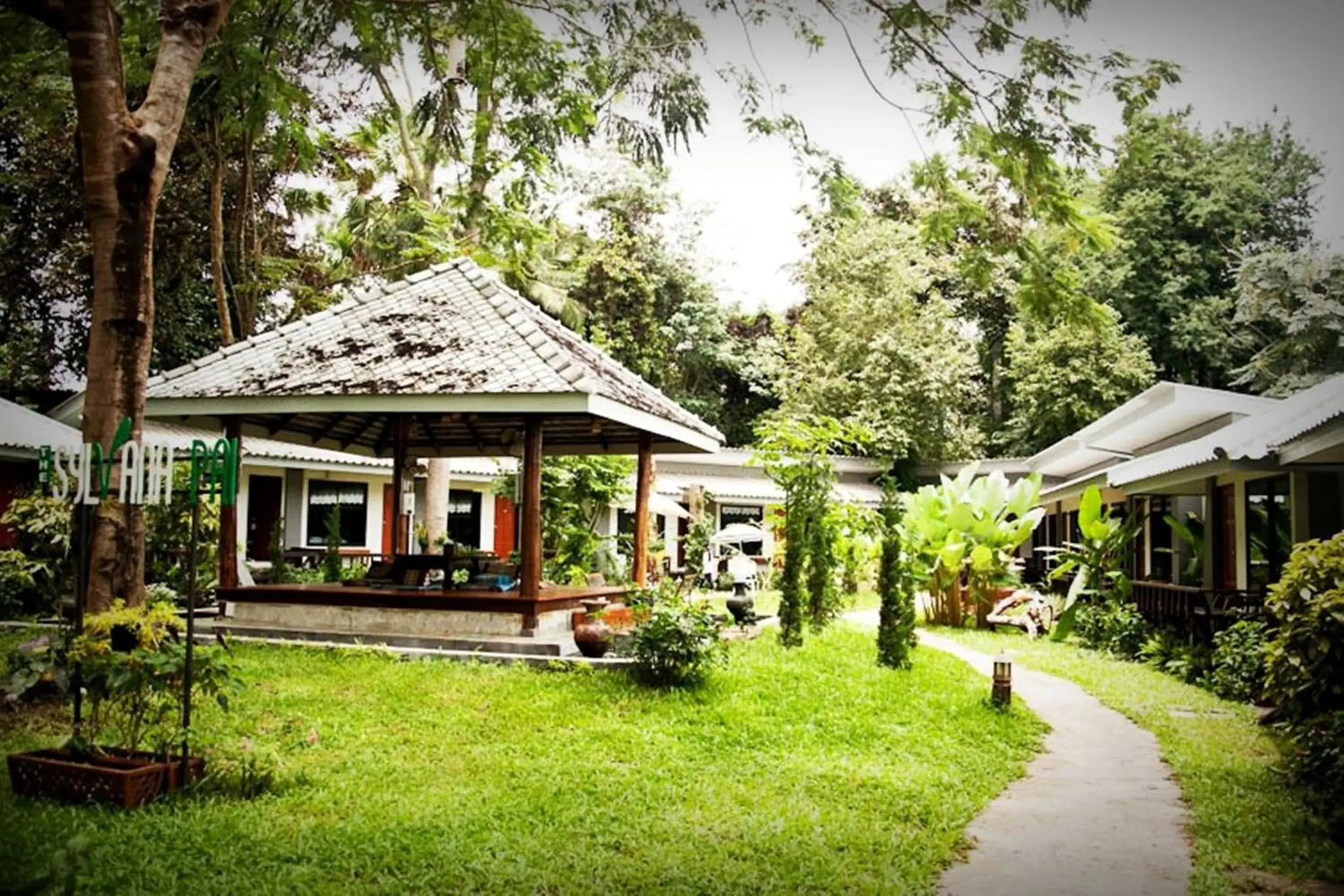 Garden, Property Building in The Sylvana Pai Hotel