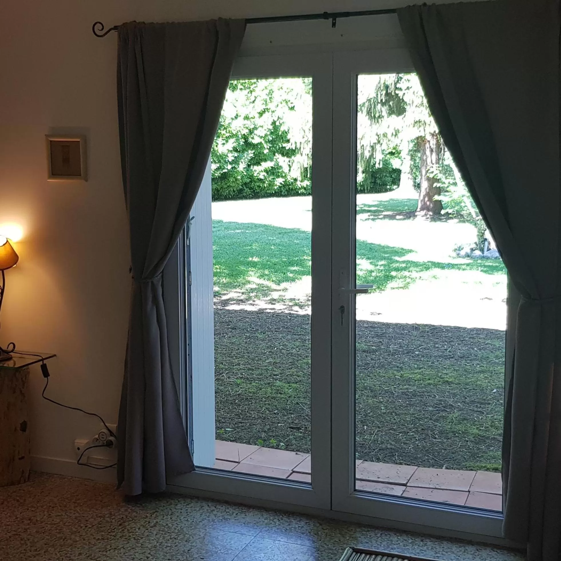 Garden view in La Casanat