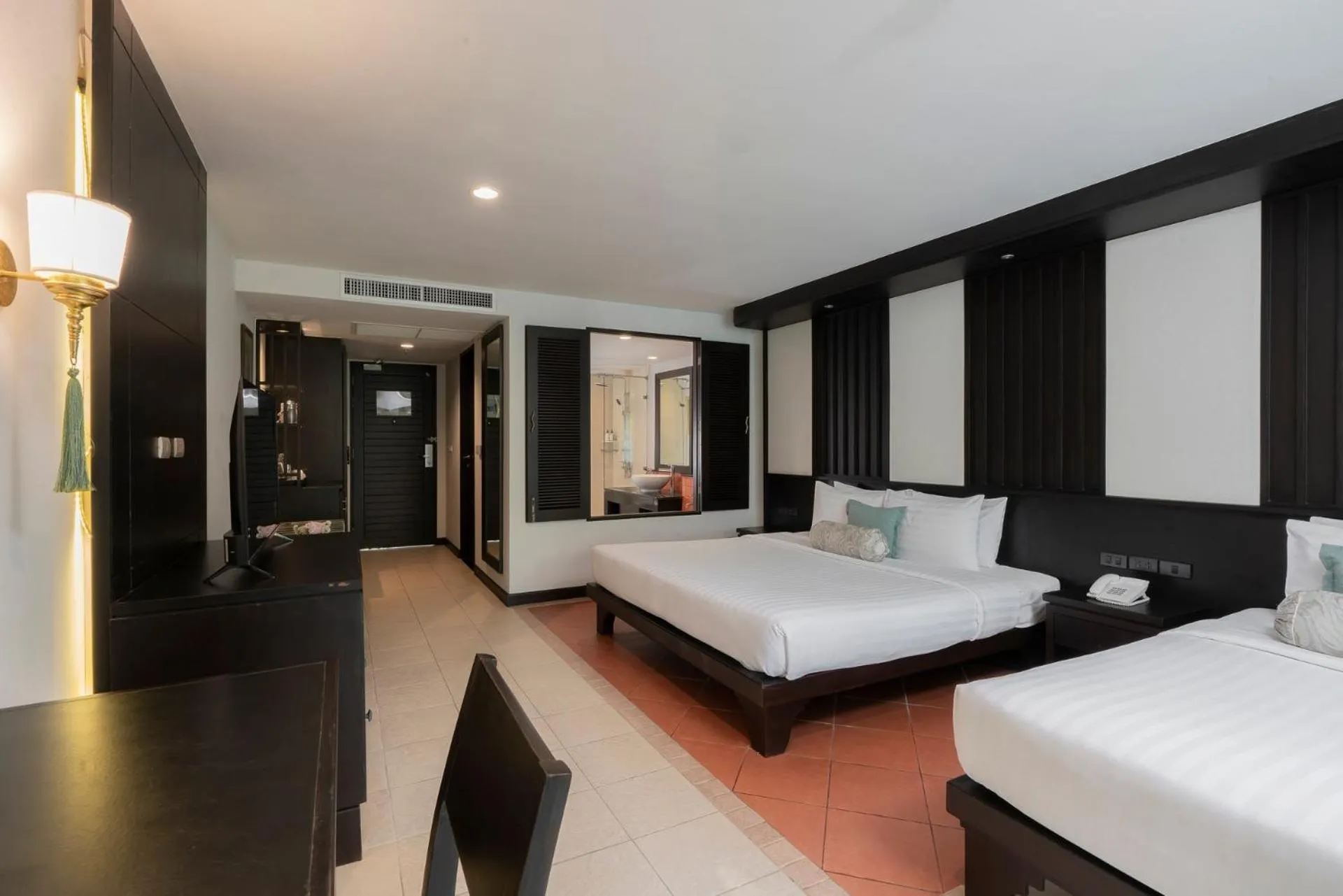 Bedroom, Bed in Ravindra Beach Resort & Spa - SHA Extra Plus