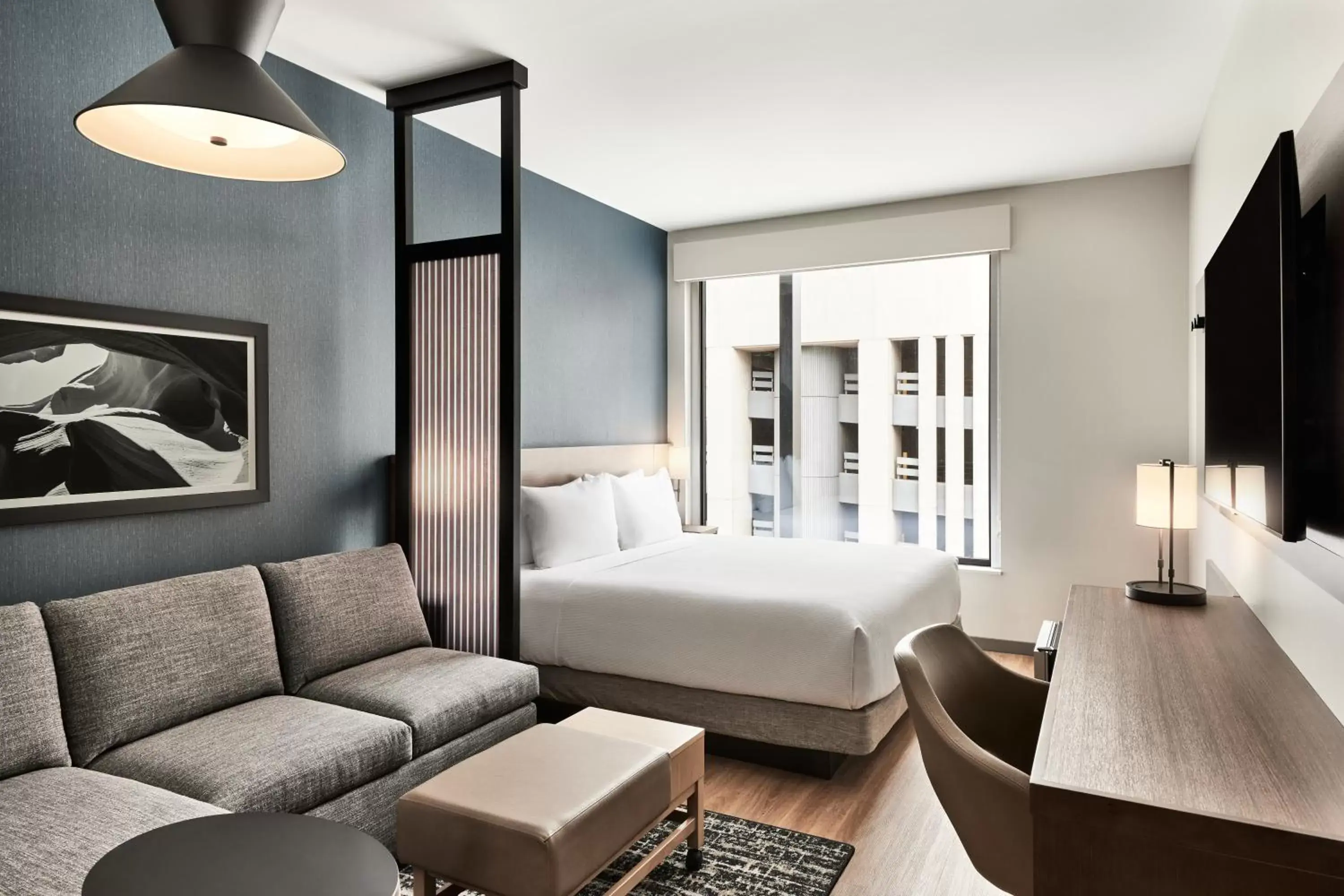 View (from property/room), Bed in Hyatt Place Phoenix/Downtown View (from property/room), Bed in Hyatt Place Phoenix/Downtown