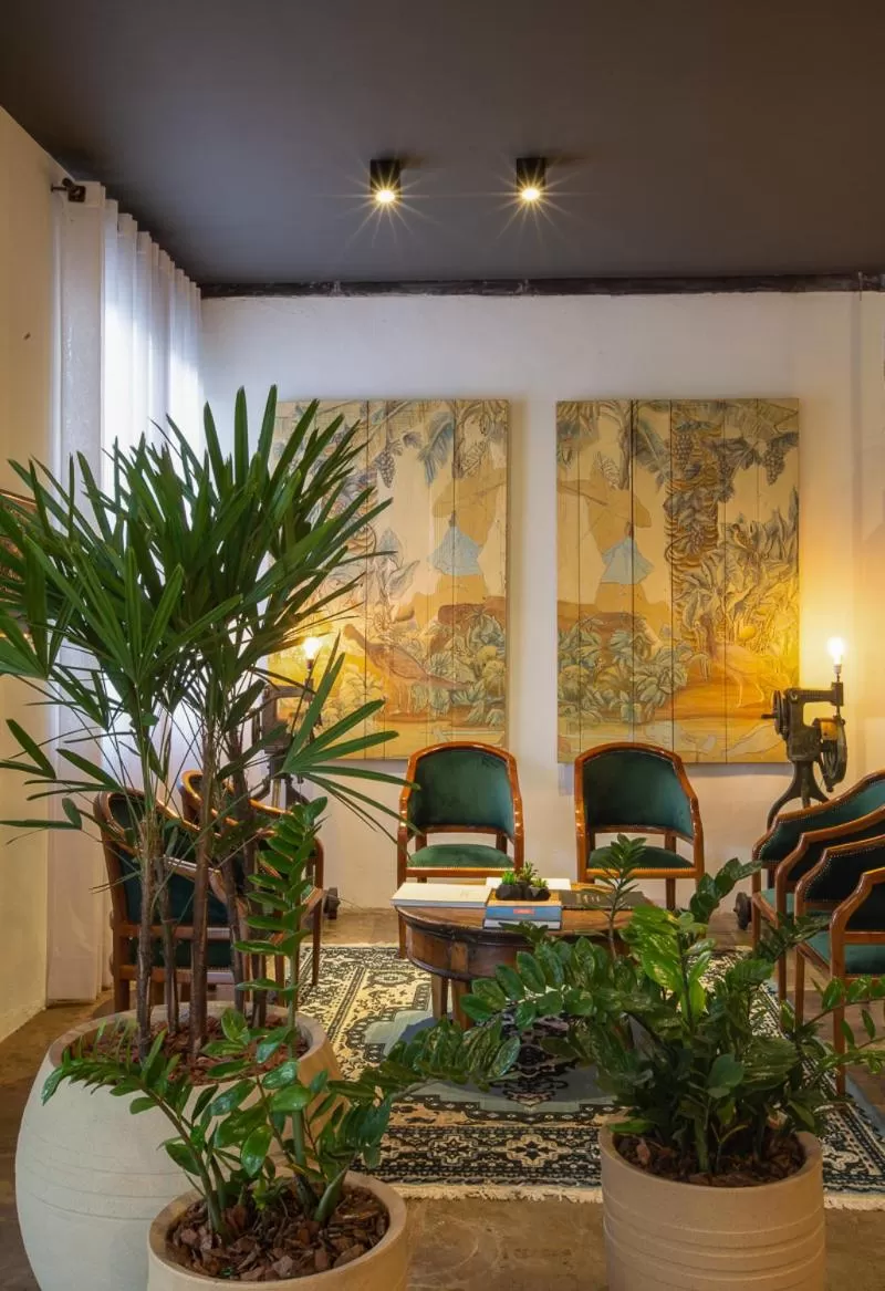 Lobby or reception in Pousada Armazém 26