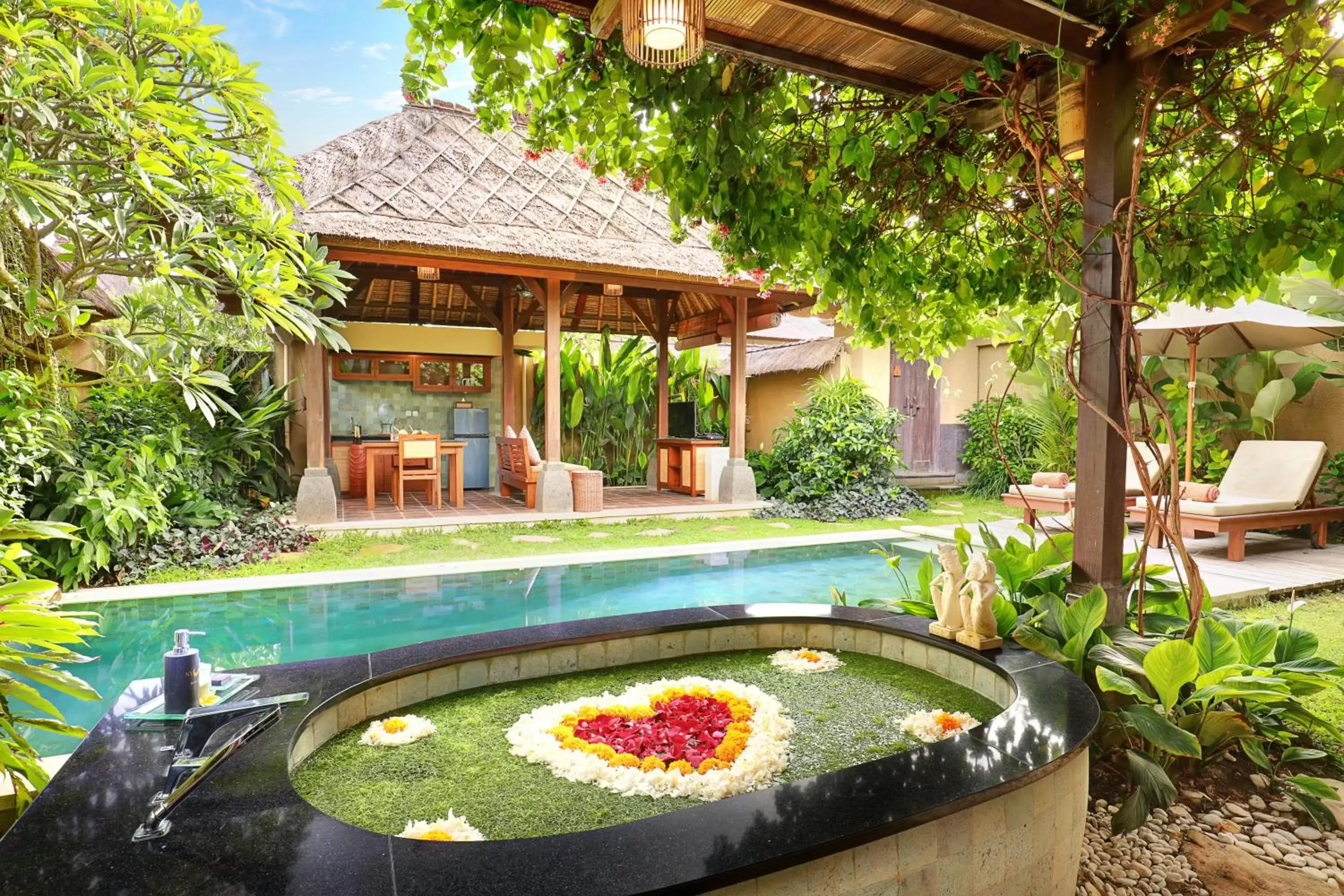 Garden, Swimming Pool in Ubud Nyuh Bali Resort & Spa - CHSE Certified