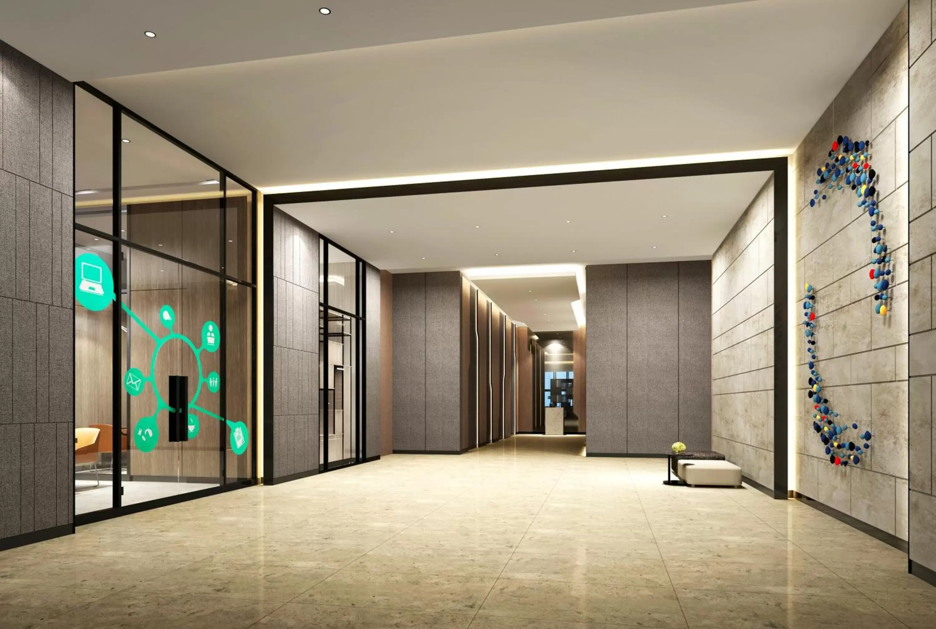 Lobby or reception in Hyatt Place Zhuhai Jinshi