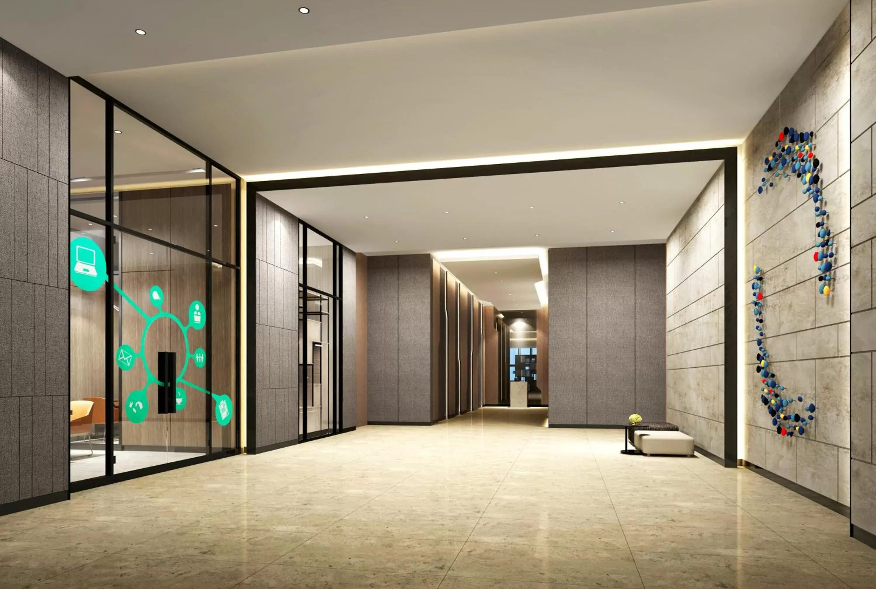 Lobby or reception in Hyatt Place Zhuhai Jinshi Lobby or reception in Hyatt Place Zhuhai Jinshi