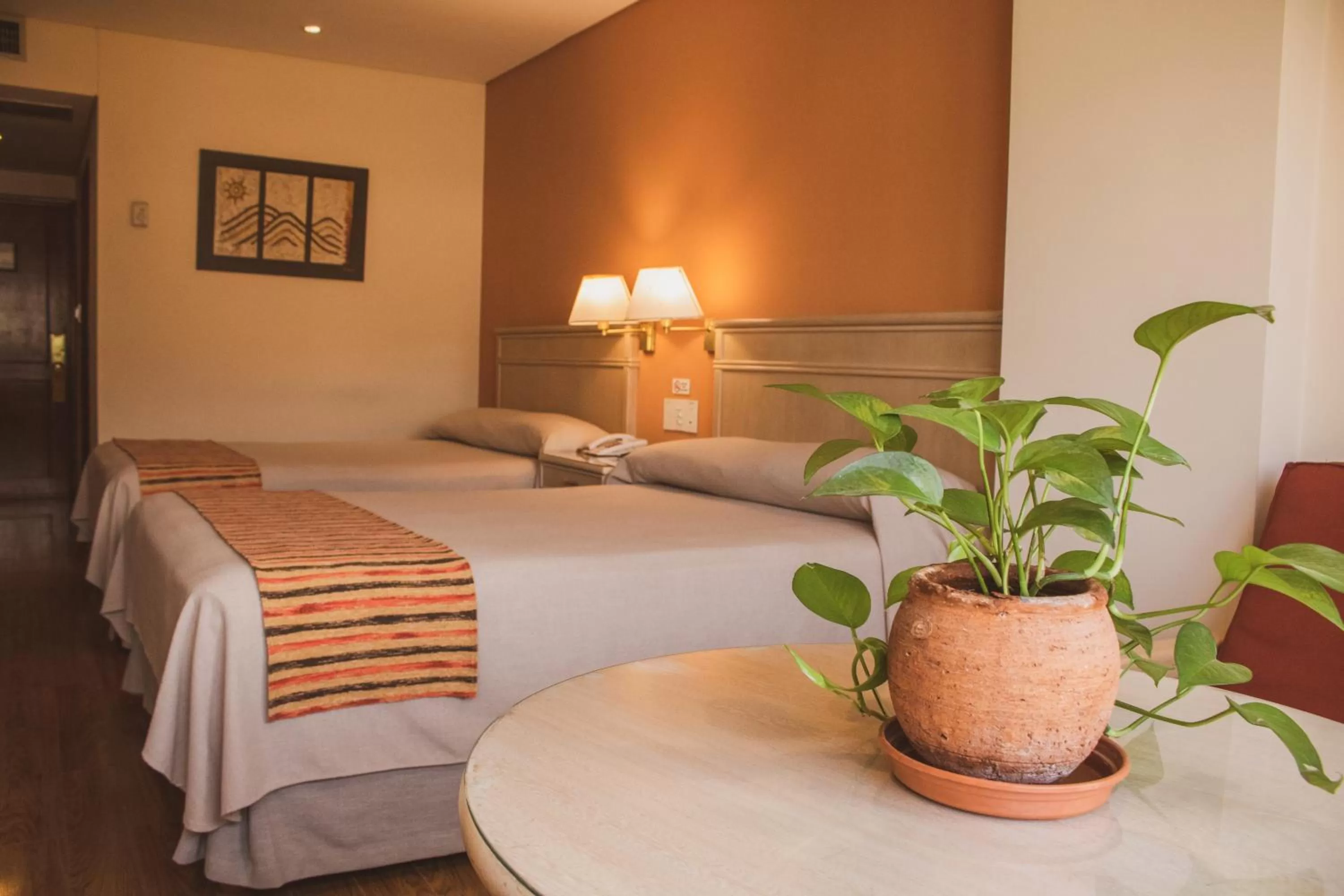 Bed in Casa Real Hotel