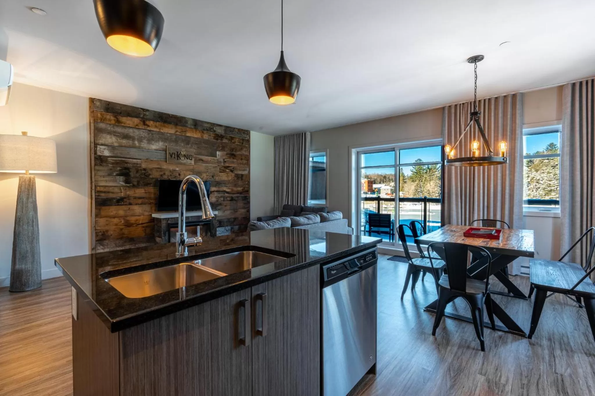 Kitchen or kitchenette in Le Viking Resort