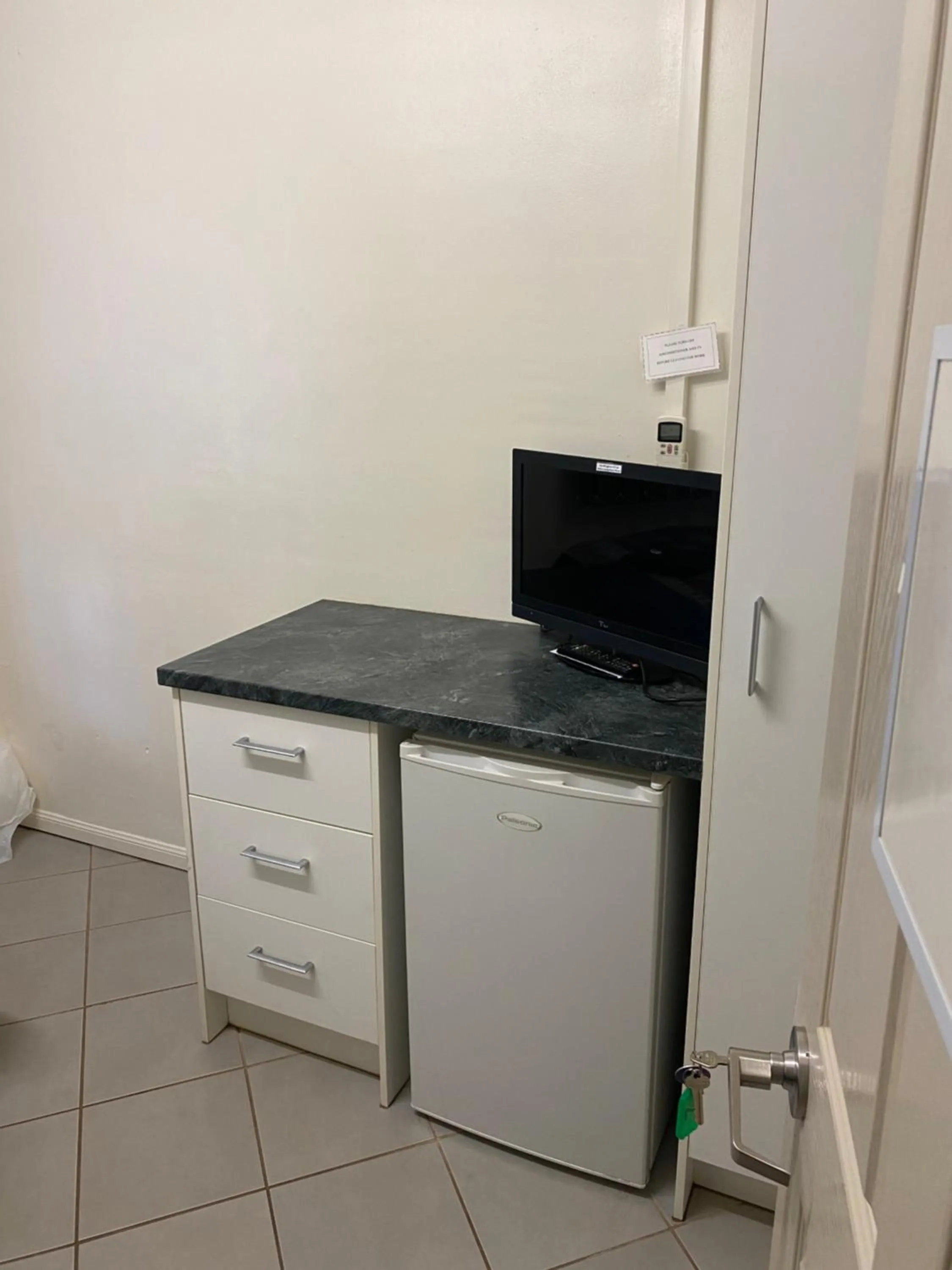 TV/Entertainment Center in Cityside Accommodation