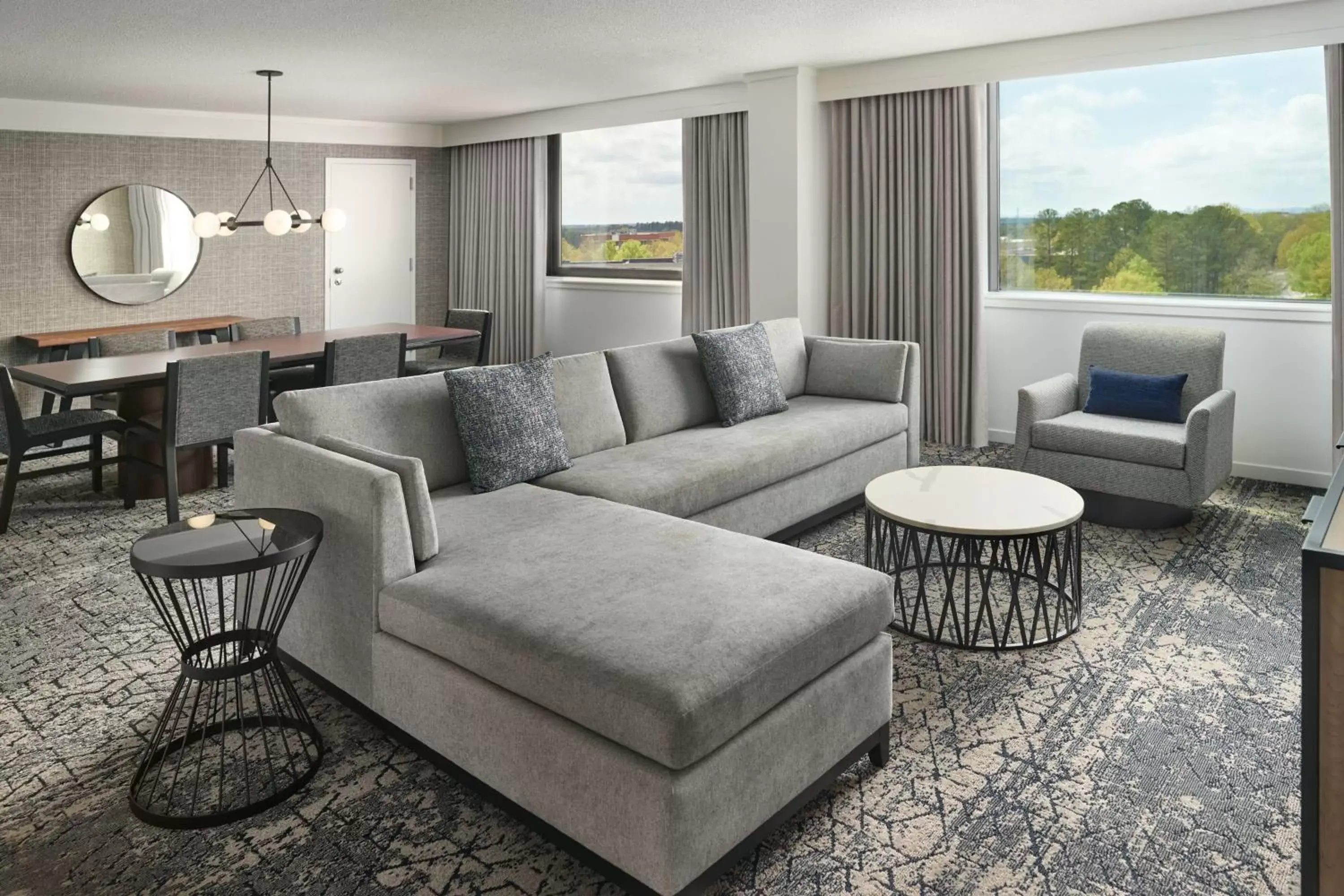 Photo of the whole room, Seating Area in Sheraton Imperial Hotel Raleigh-Durham Airport at Research Triangle Park