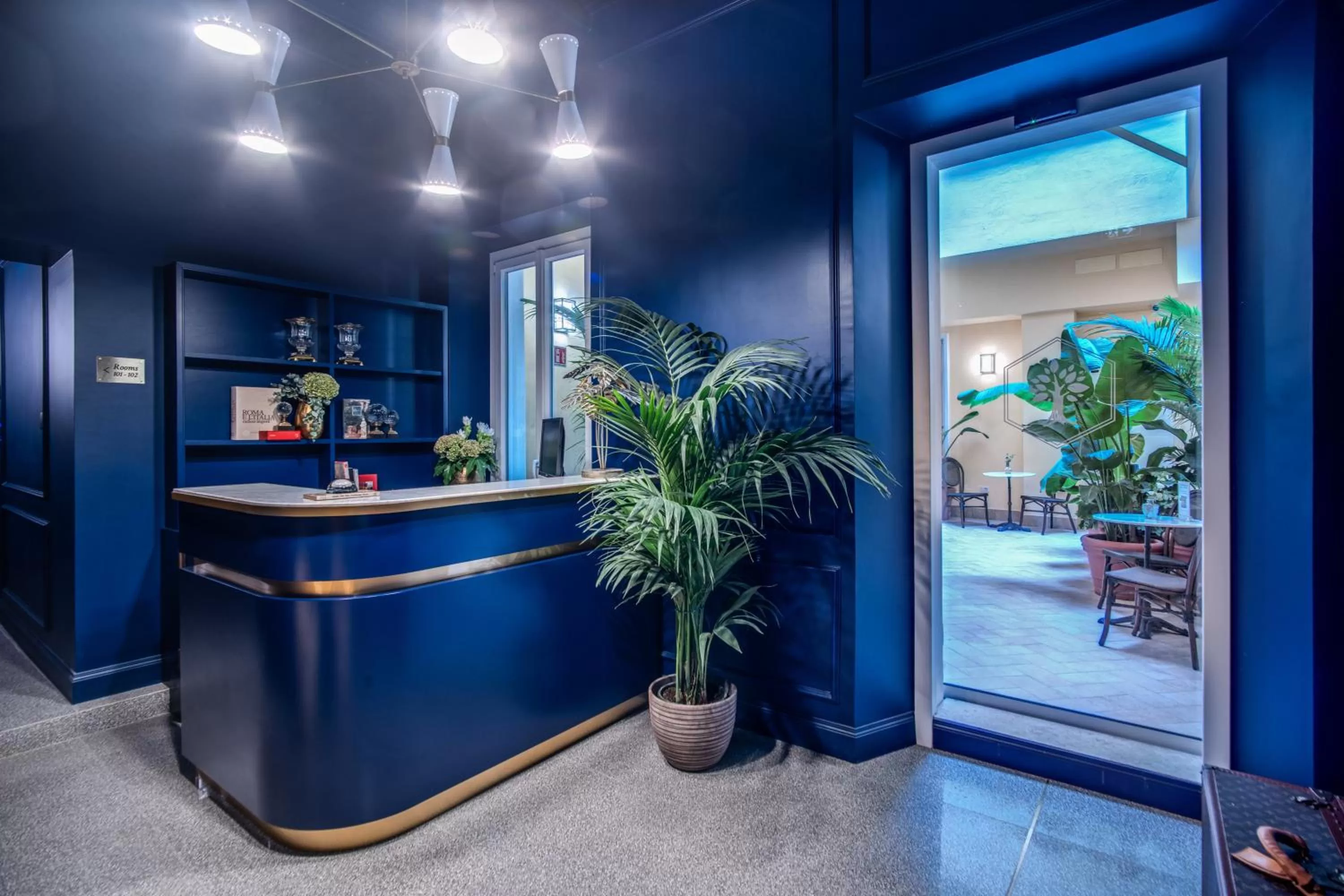 Lobby or reception in Tree Charme Augusto Boutique Hotel