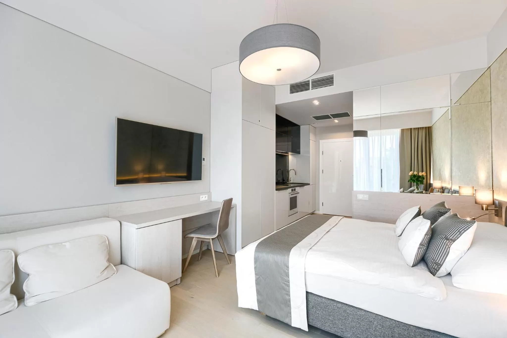 Communal lounge/ TV room, Bed in Dune Resort Mielno - C