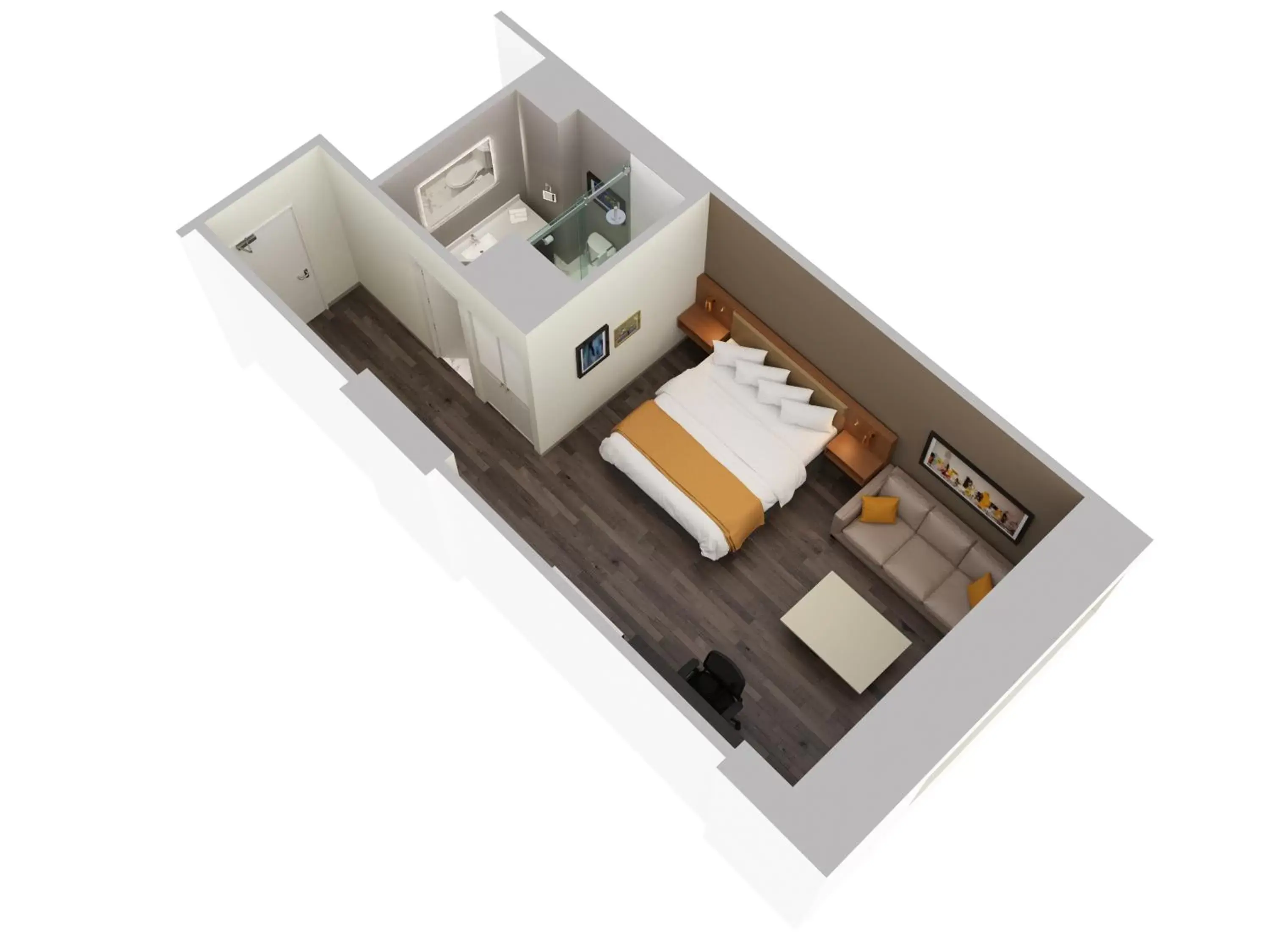 Bathroom, Floor Plan in Atlantica Hotel Halifax