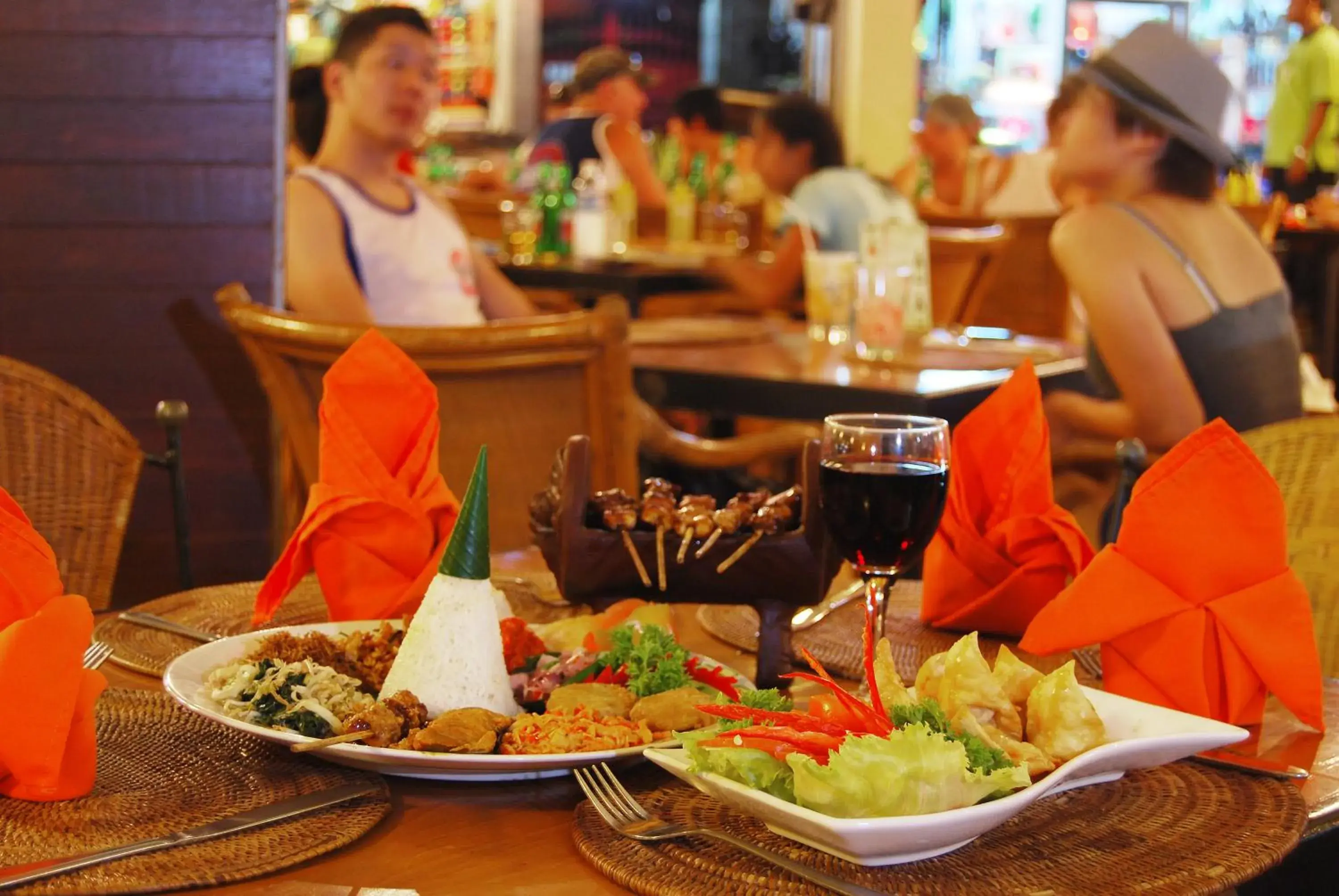 Restaurant/places to eat, Lunch and Dinner in Yulia Beach Inn Kuta