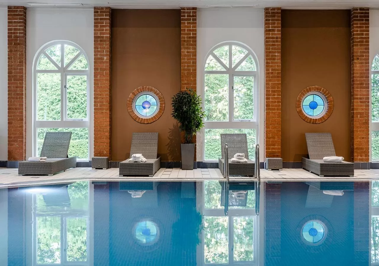 Swimming pool in Hogs Back Hotel & Spa Nr Farnham
