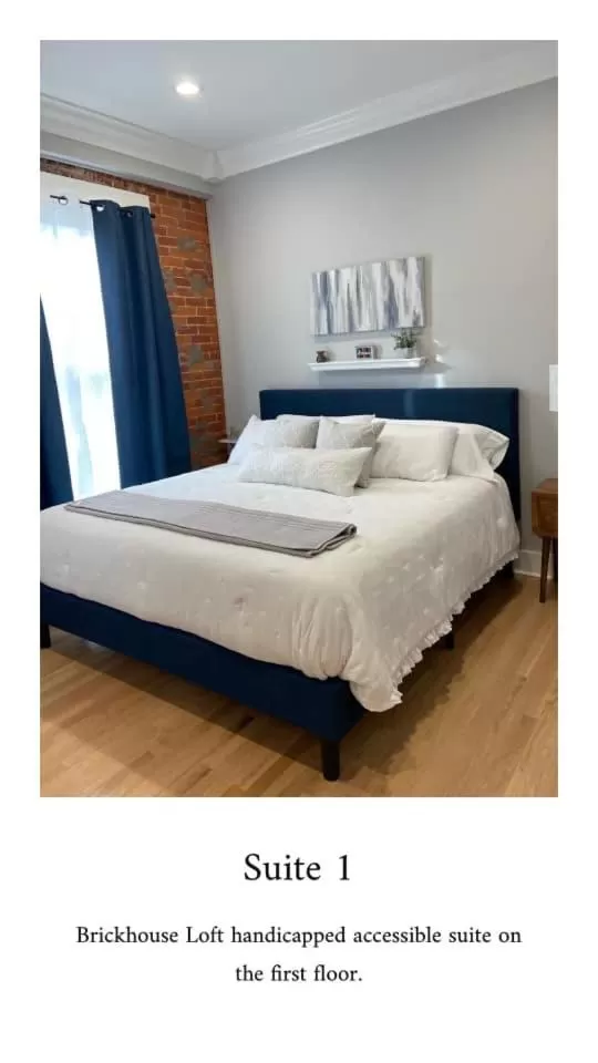 Bed in Brickhouse Loft - a boutique hotel