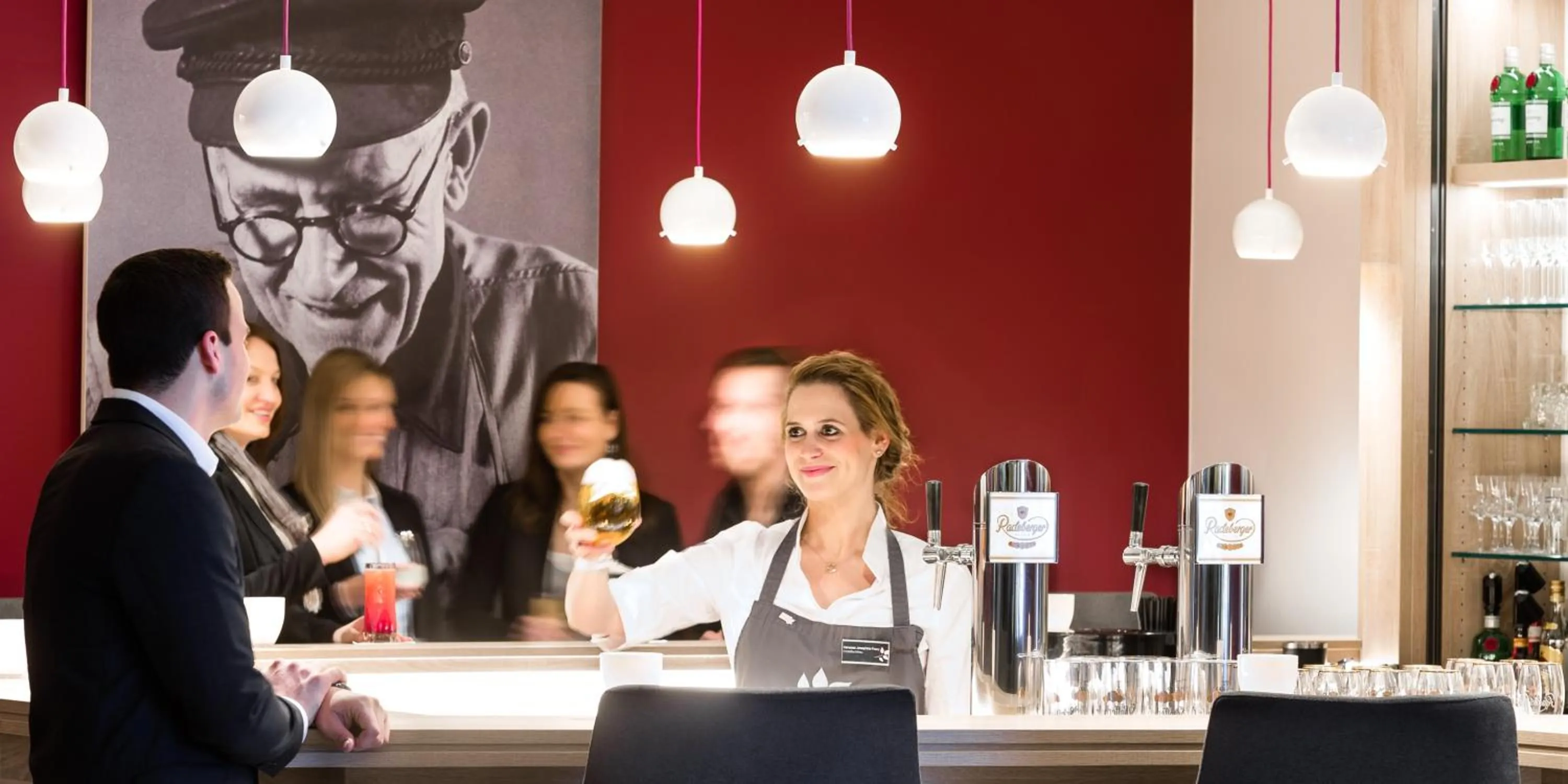 Lounge or bar in Haus am Park - Ihr Gästehaus in Velbert