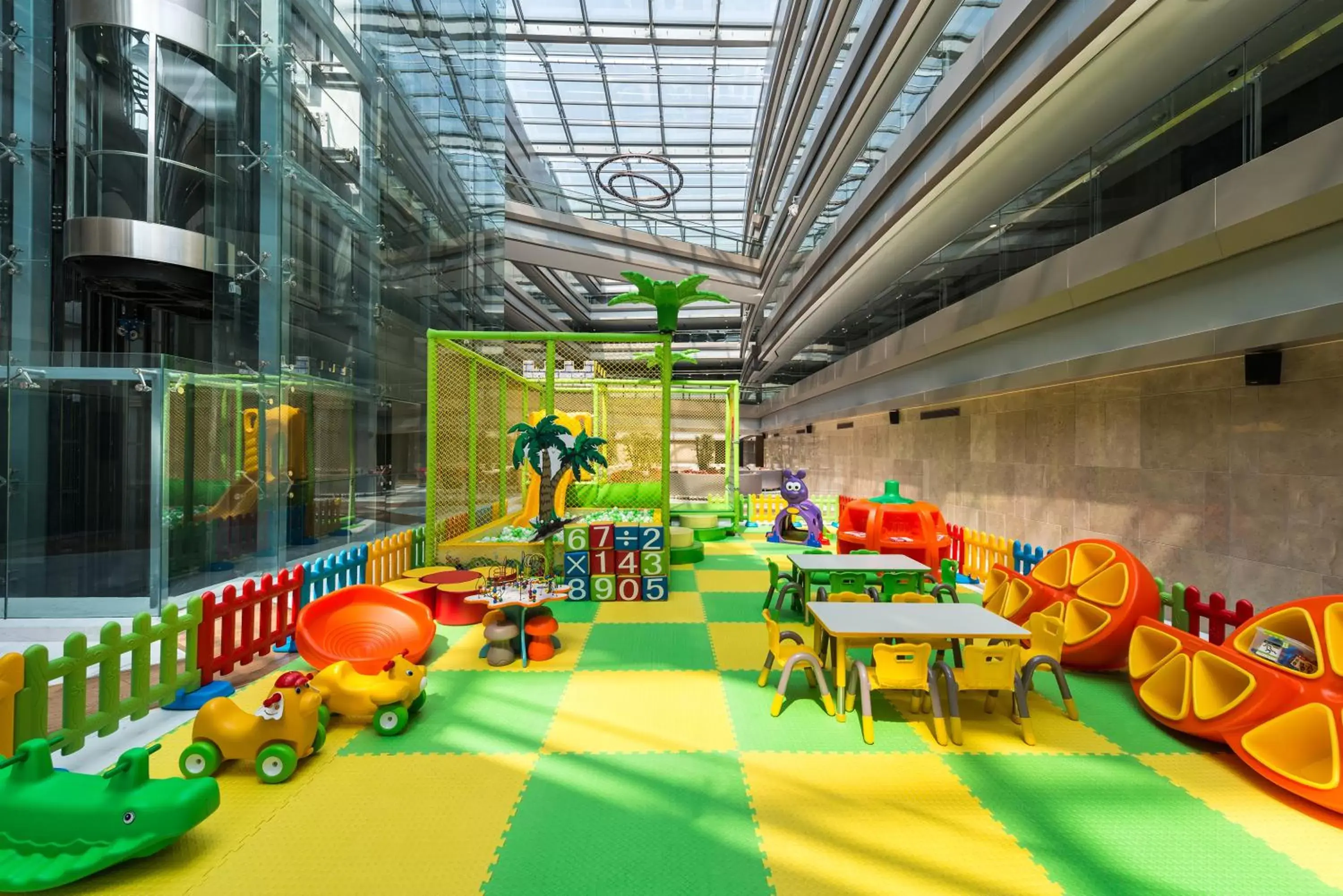 Children play ground in Pullman Nanjing Lukou Airport