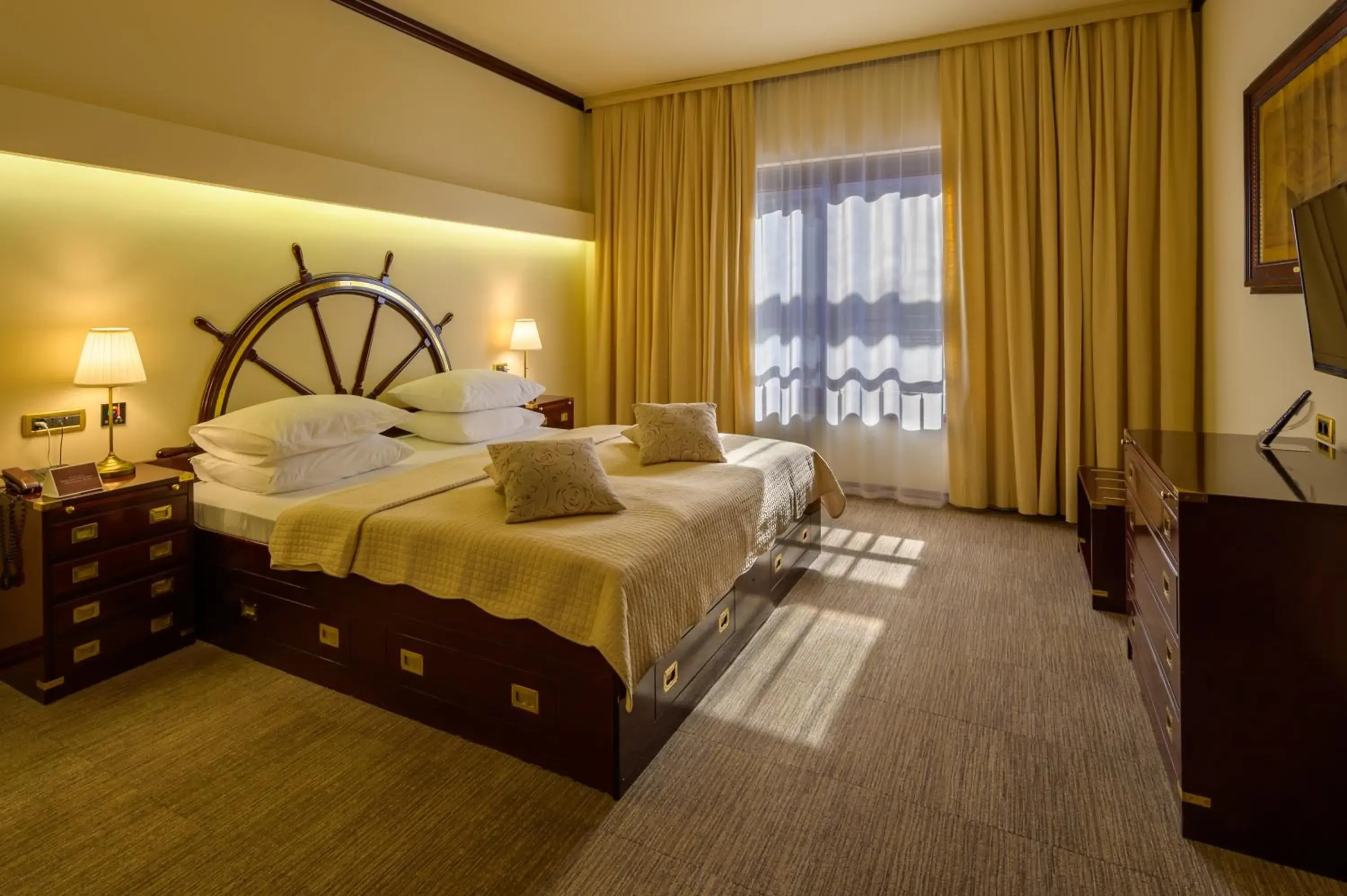 Bed in Hotel Nautica