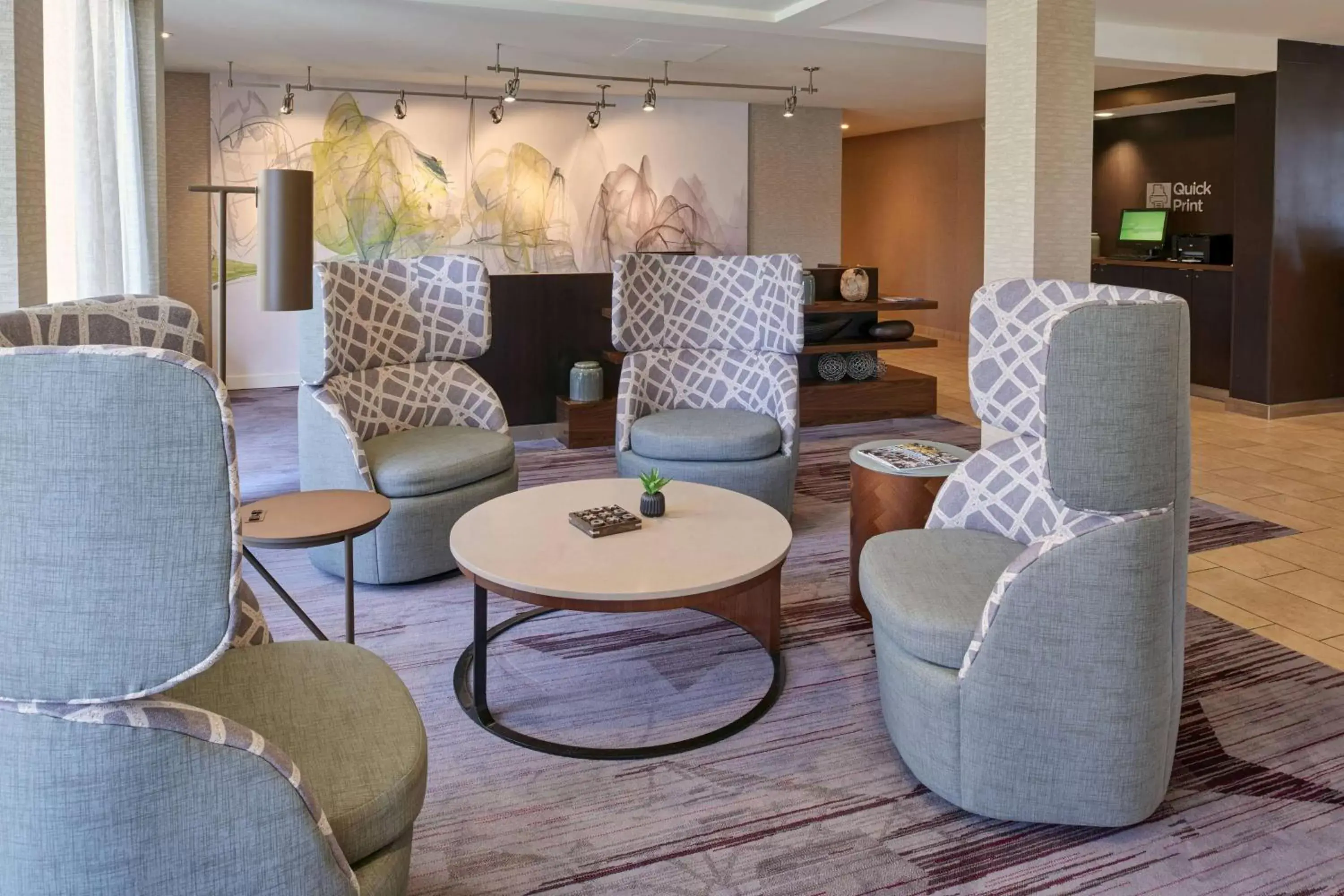 Lobby or reception, Lounge/Bar in Sonesta Select Indianapolis Carmel