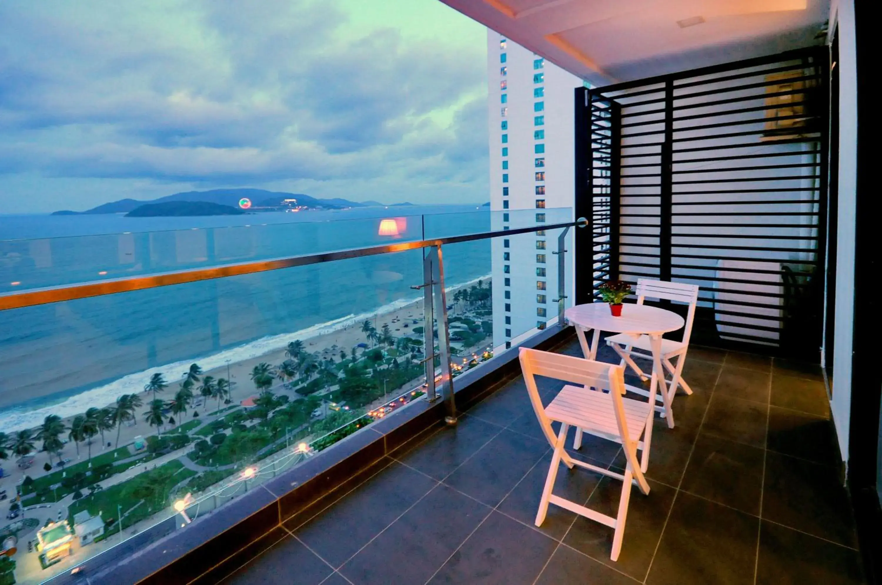 Balcony/Terrace in Holi Beach Hotel & Apartments