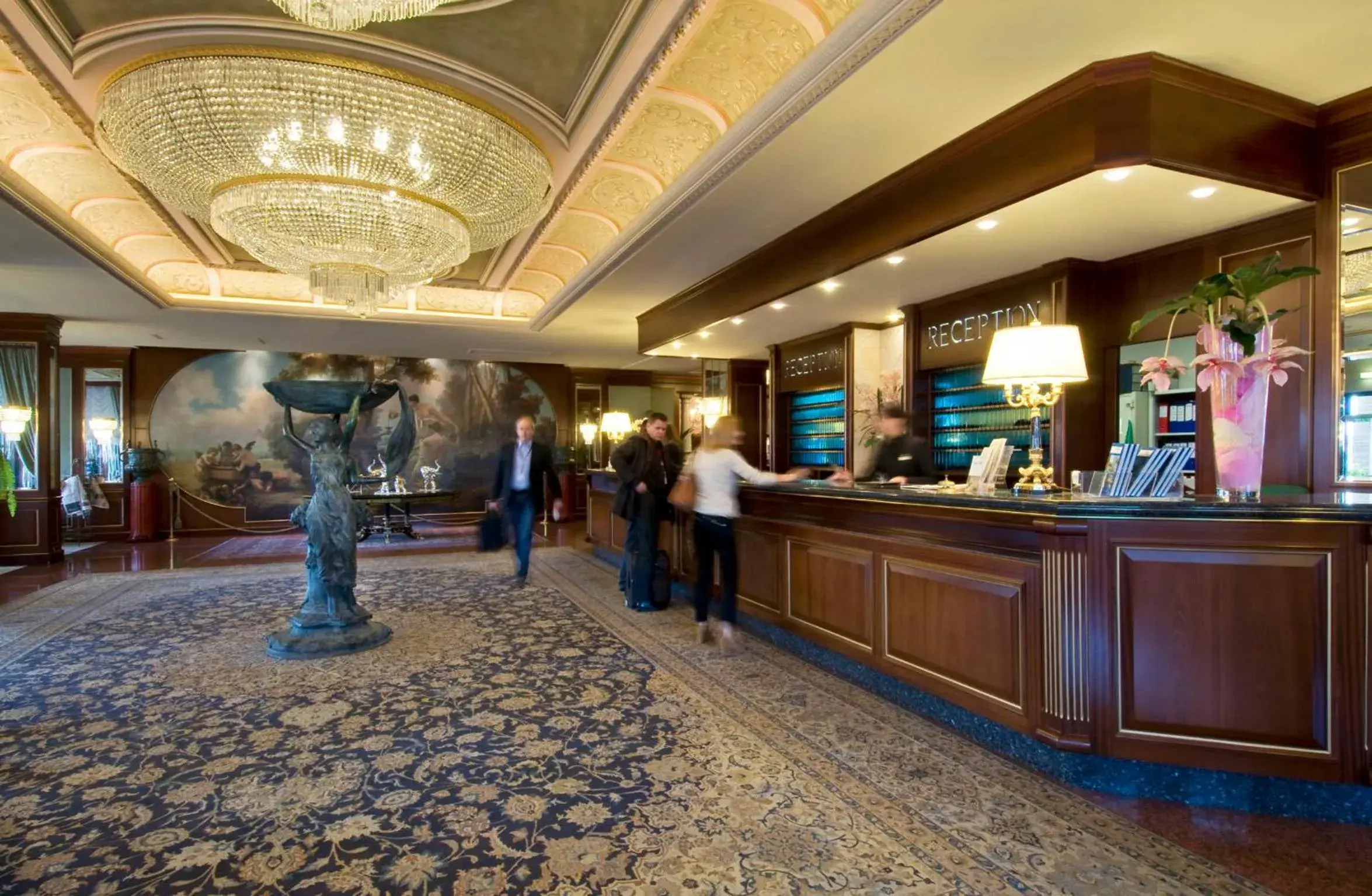 Lobby or reception in Grand Hotel Bristol