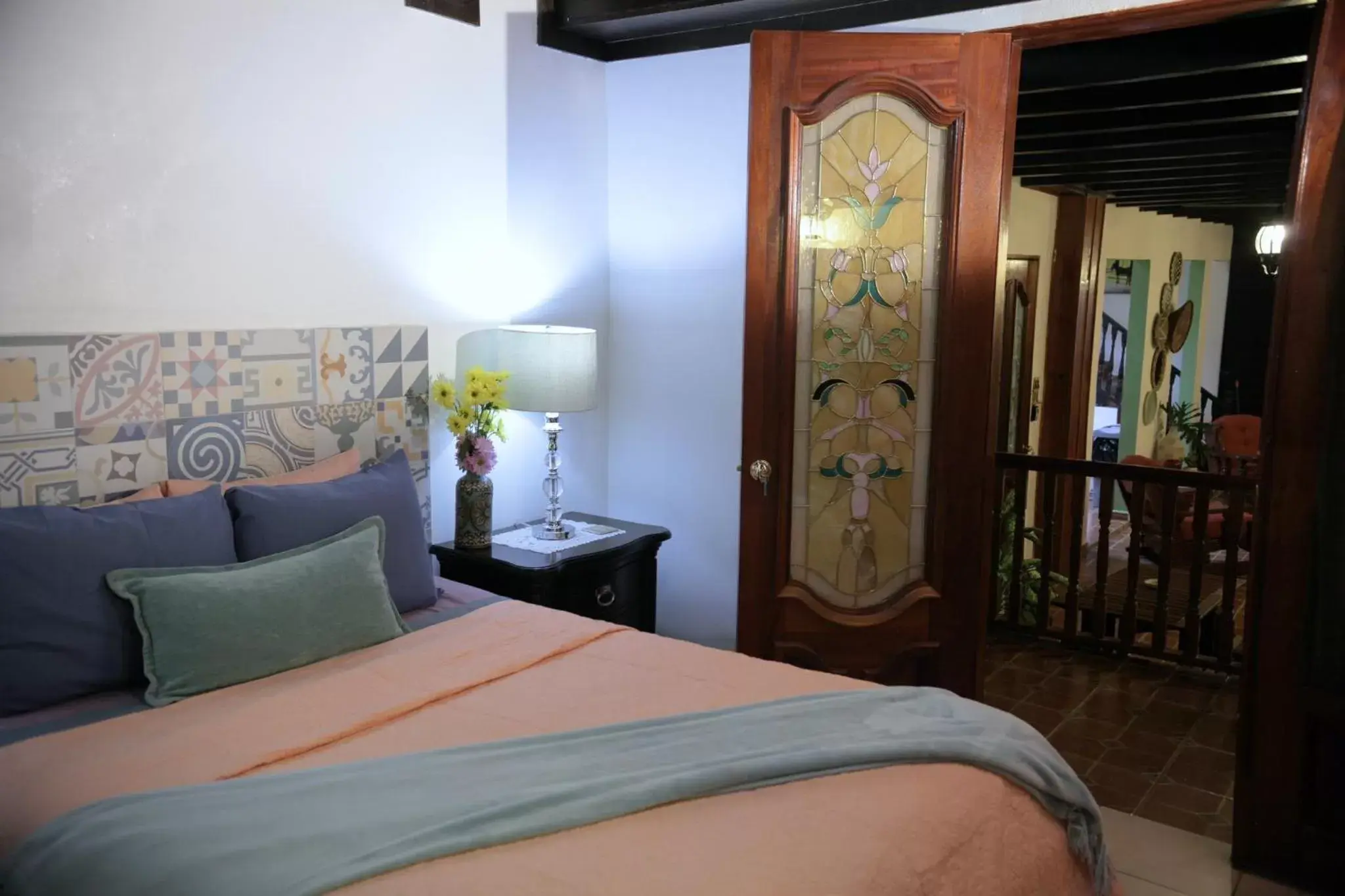 Bed in Fortaleza Suites Old San Juan