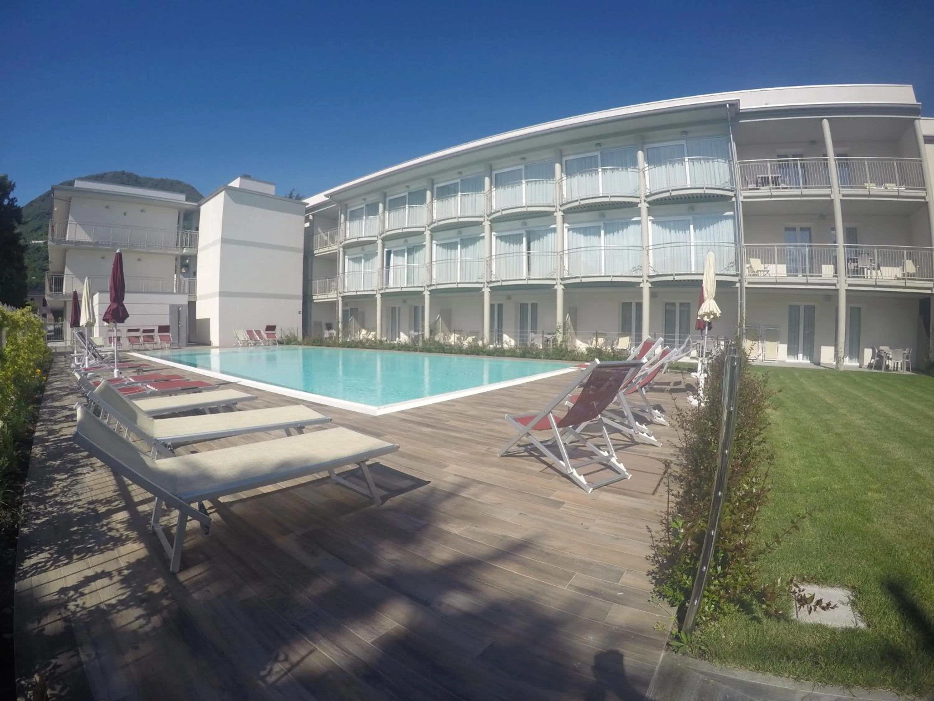 Garden view in Hotel Vischi