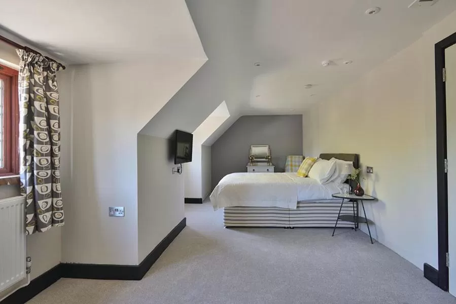 Bed in The Stag's Head Inn