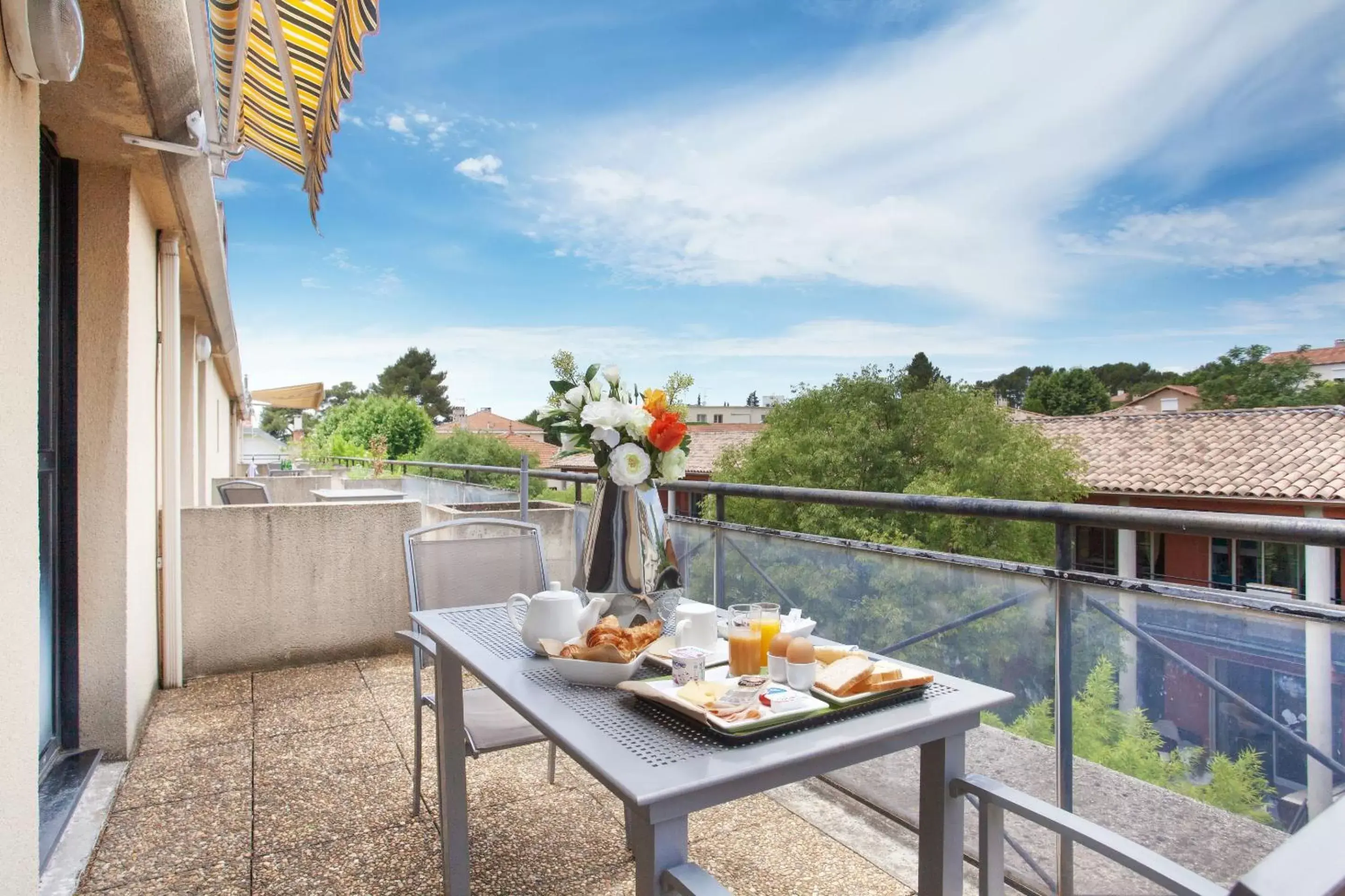 Balcony/Terrace in Odalys City Aix en Provence Les Floridianes