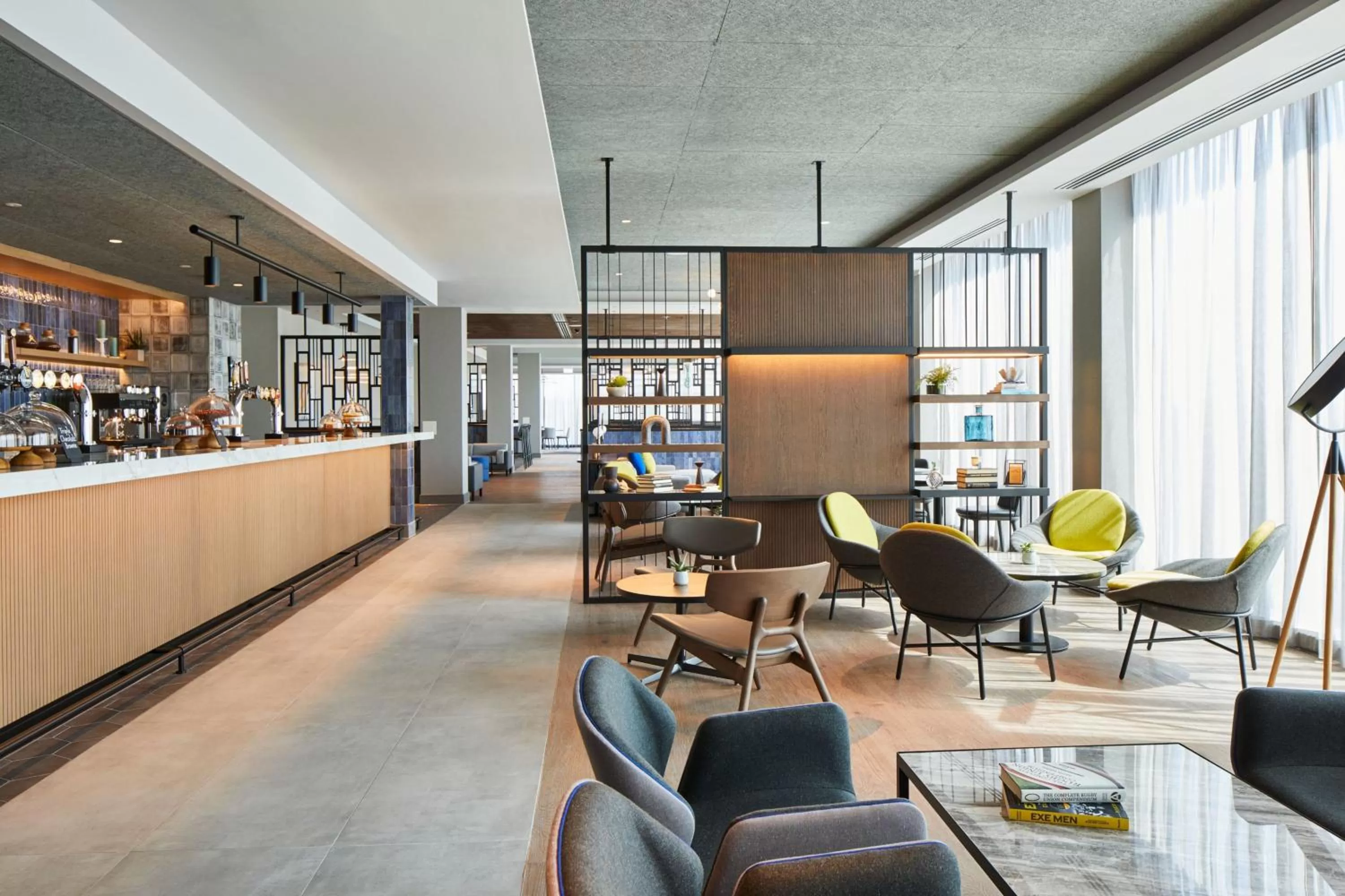 Lounge or bar in Courtyard by Marriott Exeter Sandy Park