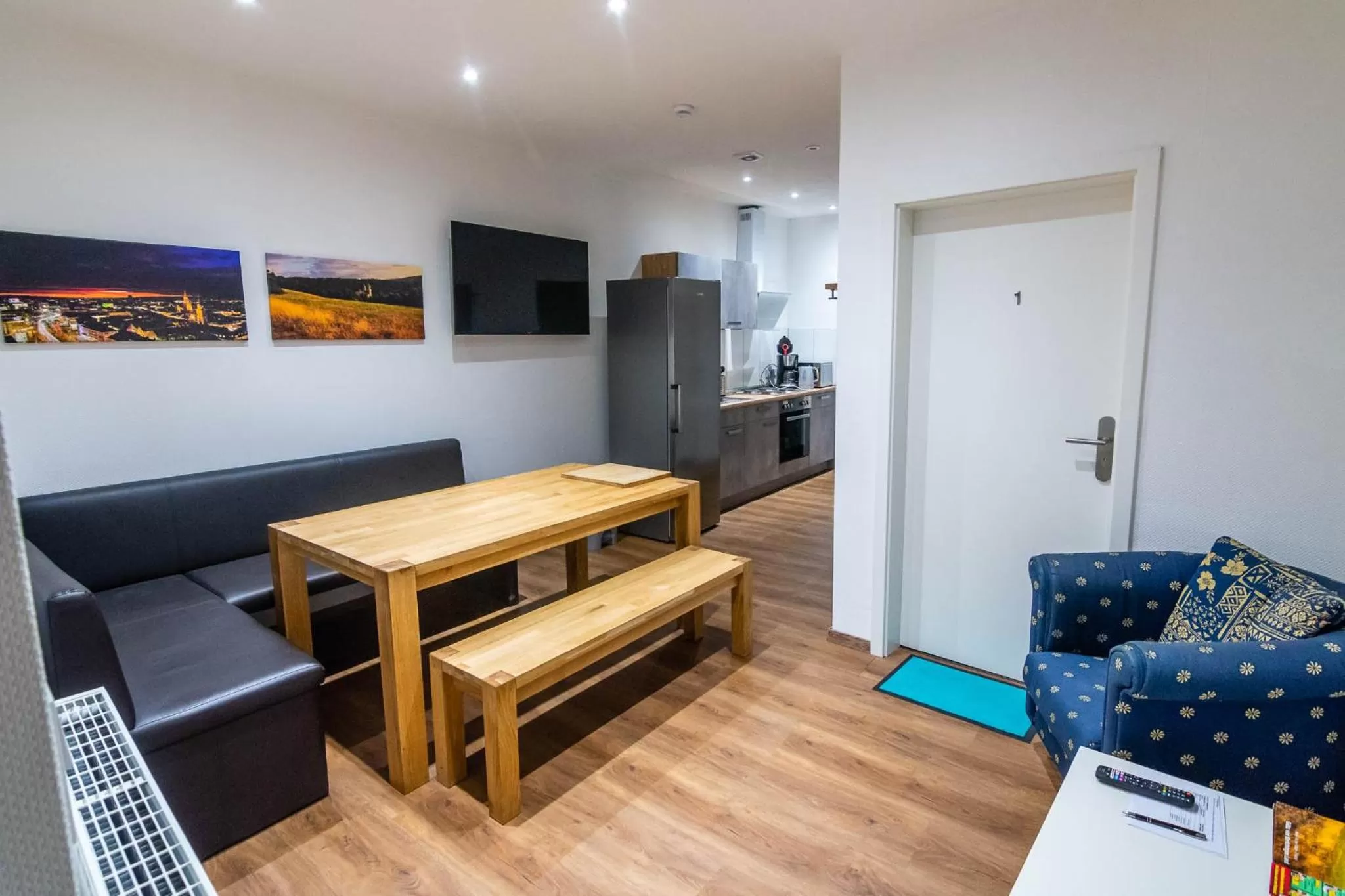 Dining area in Gästehaus Jagsttal