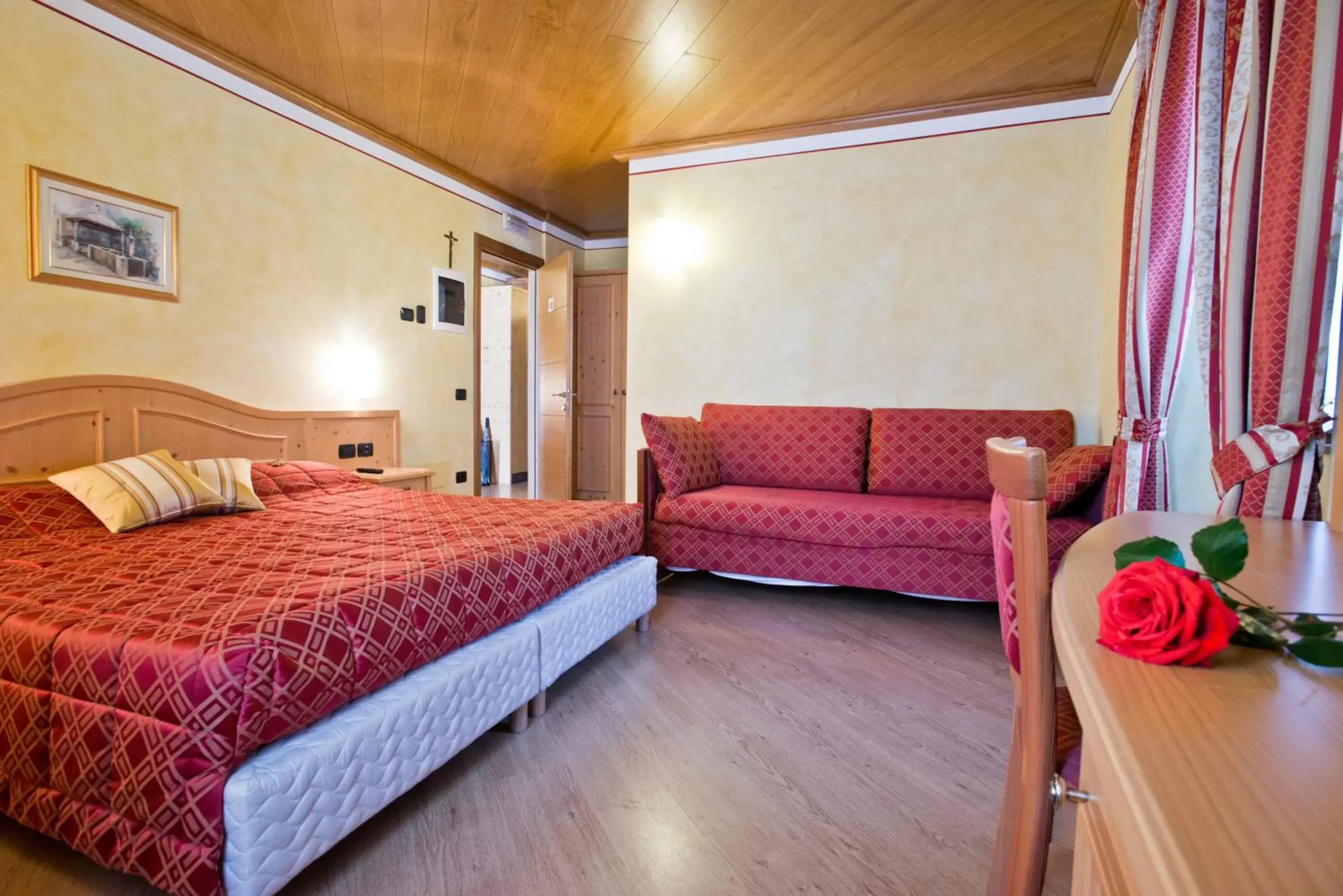 Bed, Room Photo in Hotel Garni Le Corti