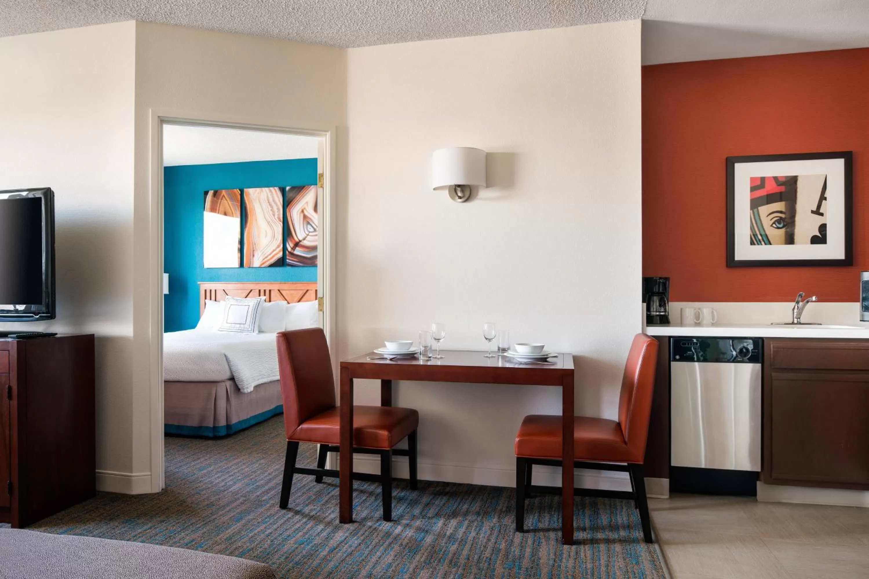 Bedroom, Bed in Residence Inn by Marriott Las Vegas Hughes Center