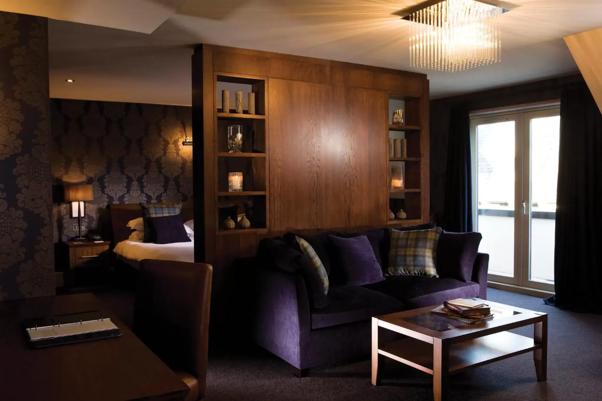 Seating area in Hotel Du Vin Edinburgh