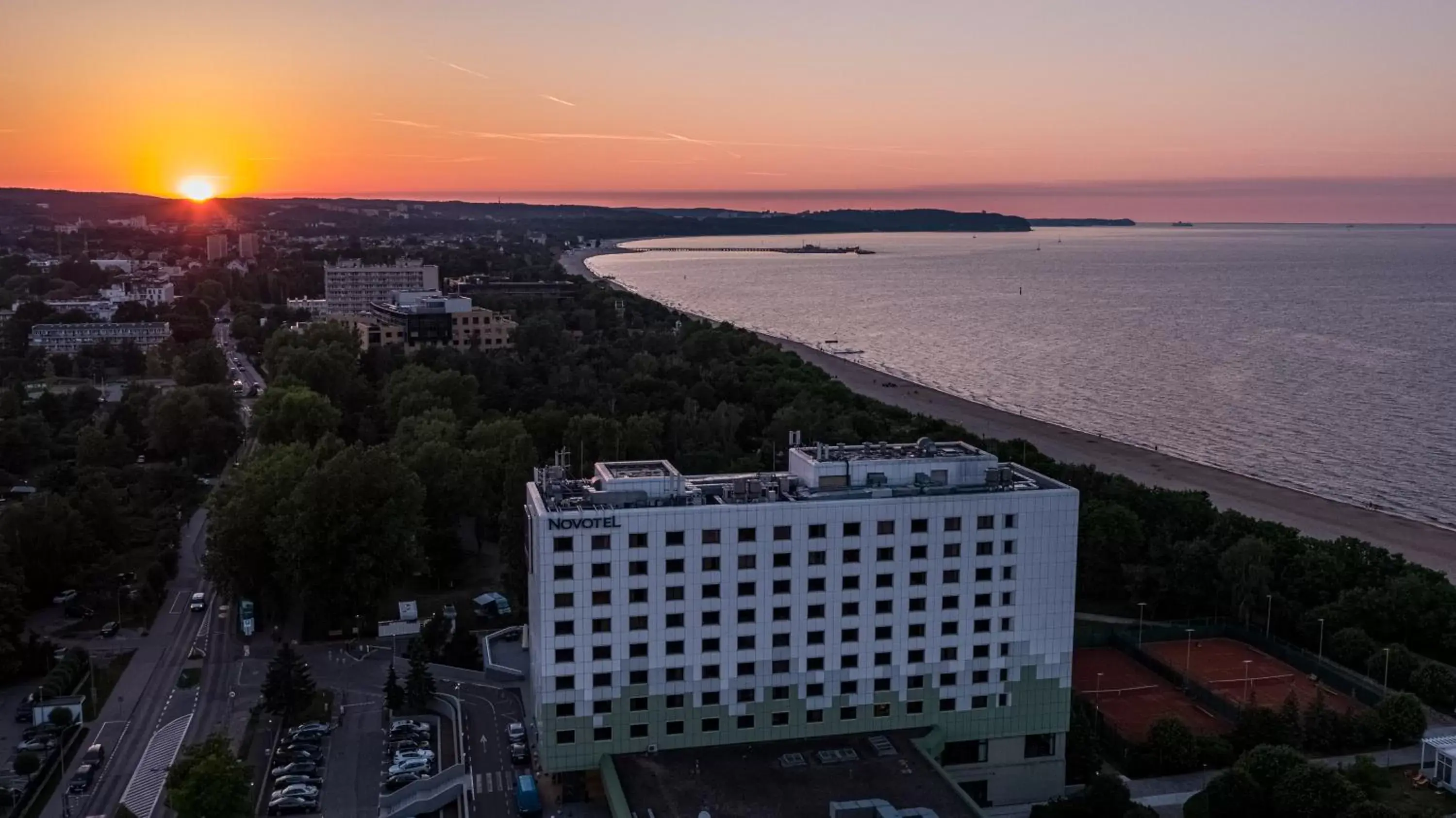 Property building, Bird's-eye View in Novotel Gdańsk Marina