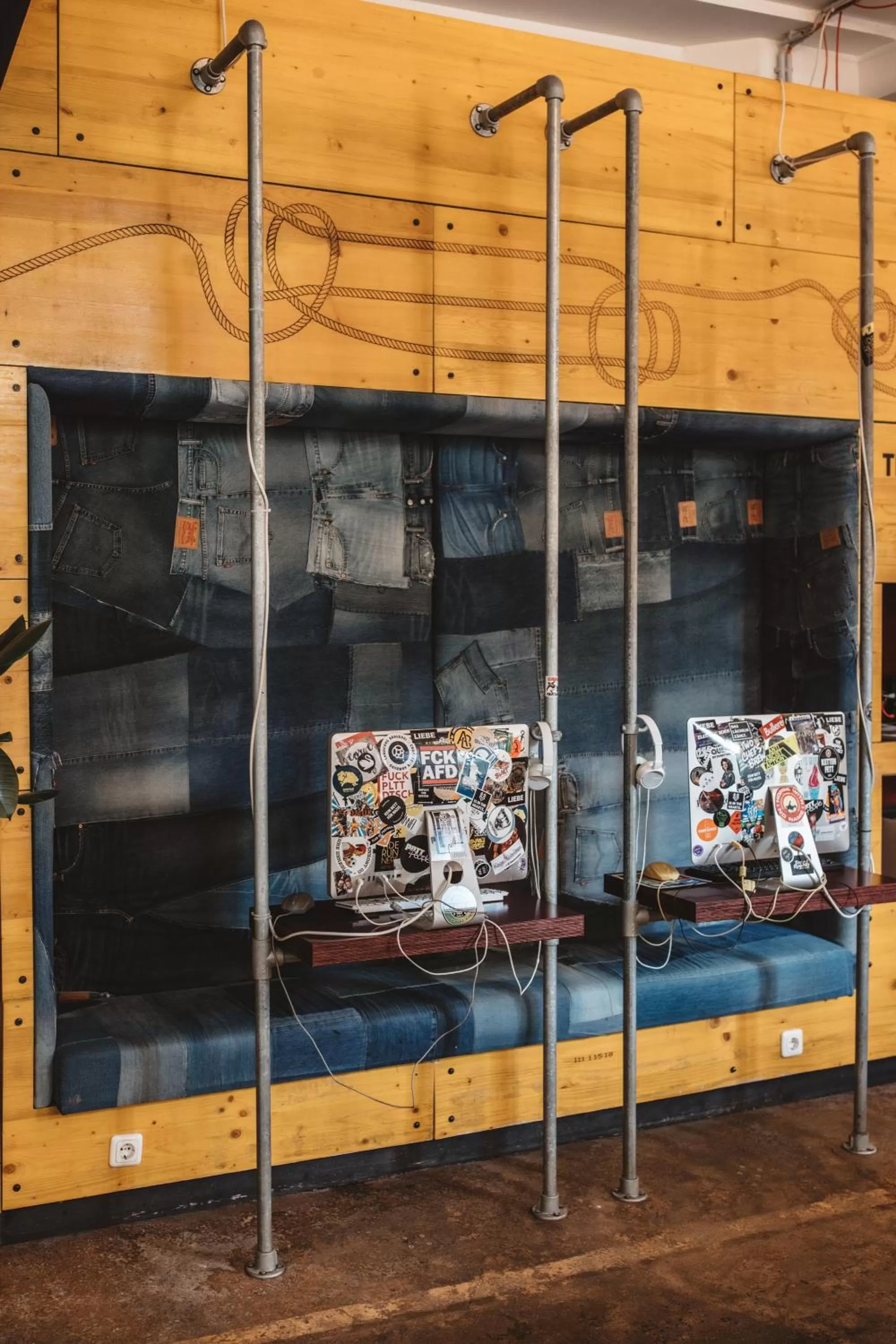 Seating area in Superbude Hamburg St Pauli