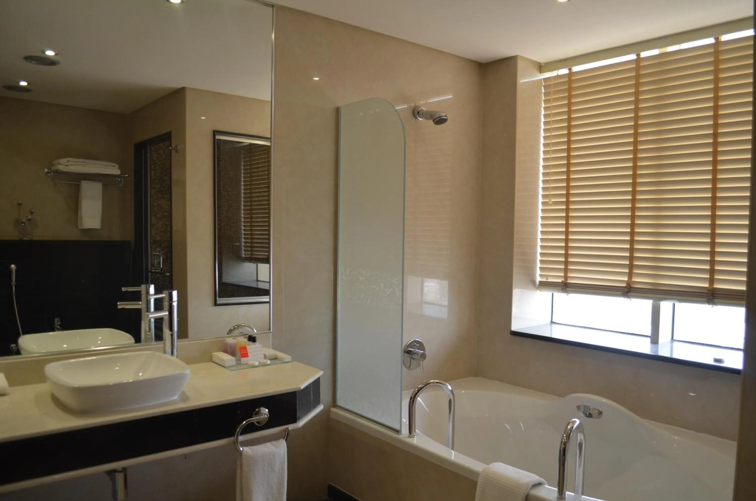 Bathroom in Eastyard Khobar Hotel - Formerly Ramada by Wyndham Khobar
