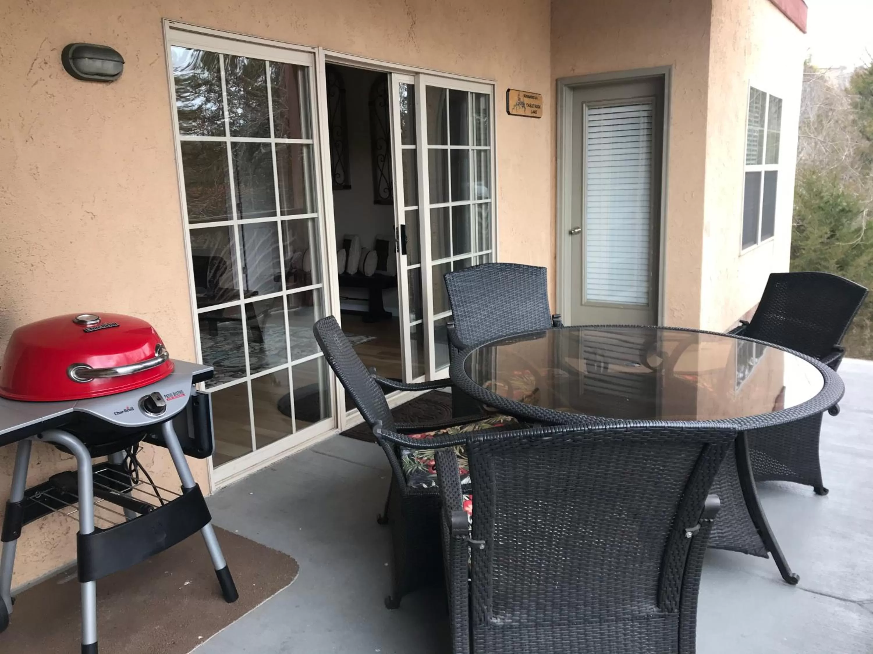 Patio in Rockwood Condos on Table Rock Lake With Boat Slips